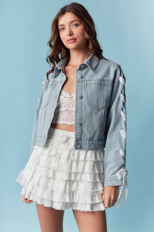 Bluebell Charm Denim Jacket