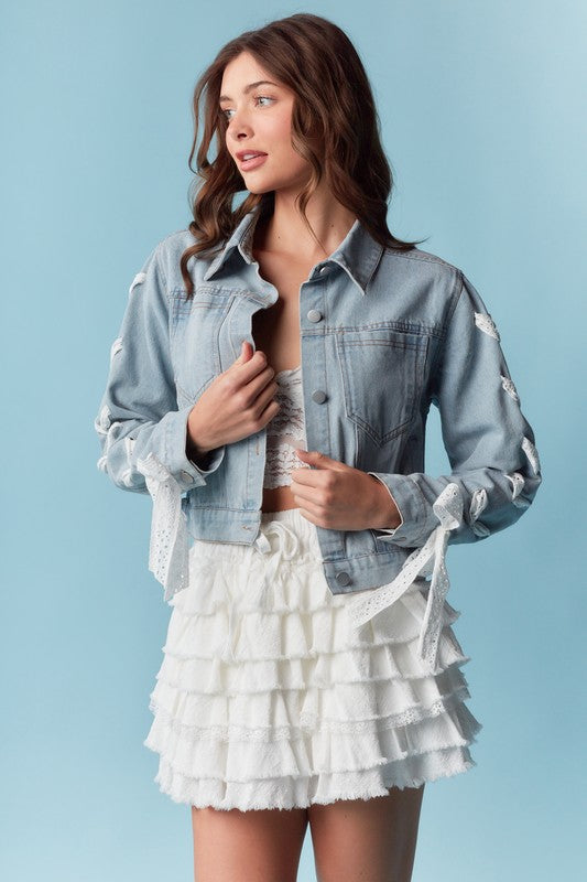 Bluebell Charm Denim Jacket