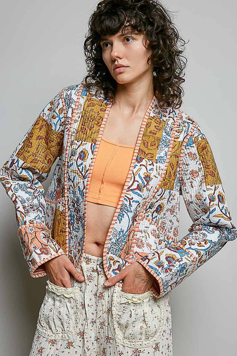 Josephine Quilted Kimono Jacket