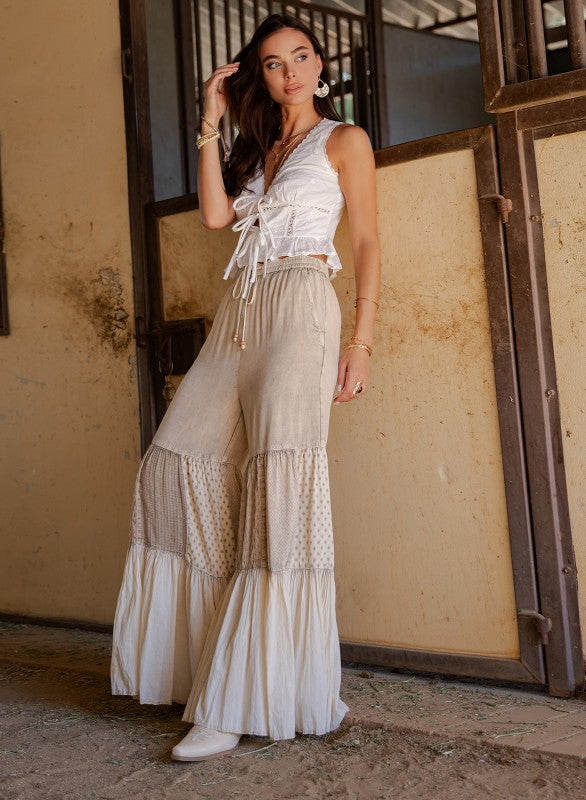 The Odyssey Tiered Wide Leg Pants