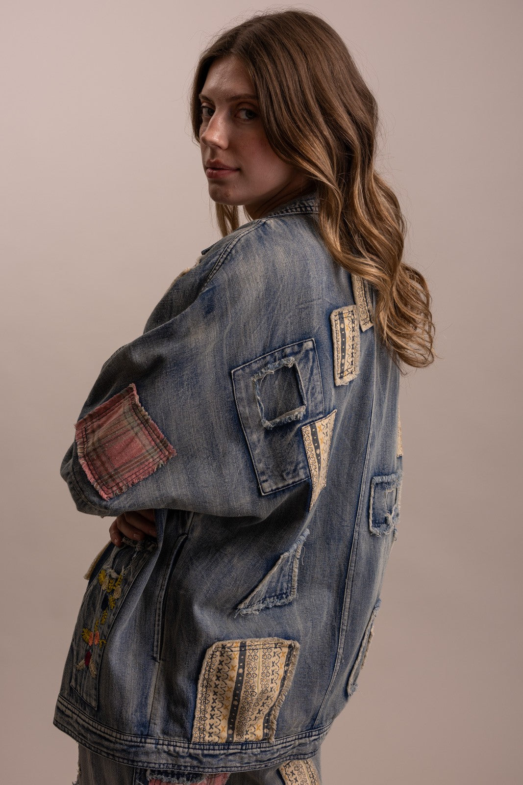 Artisan Patchwork Blazer Jacket