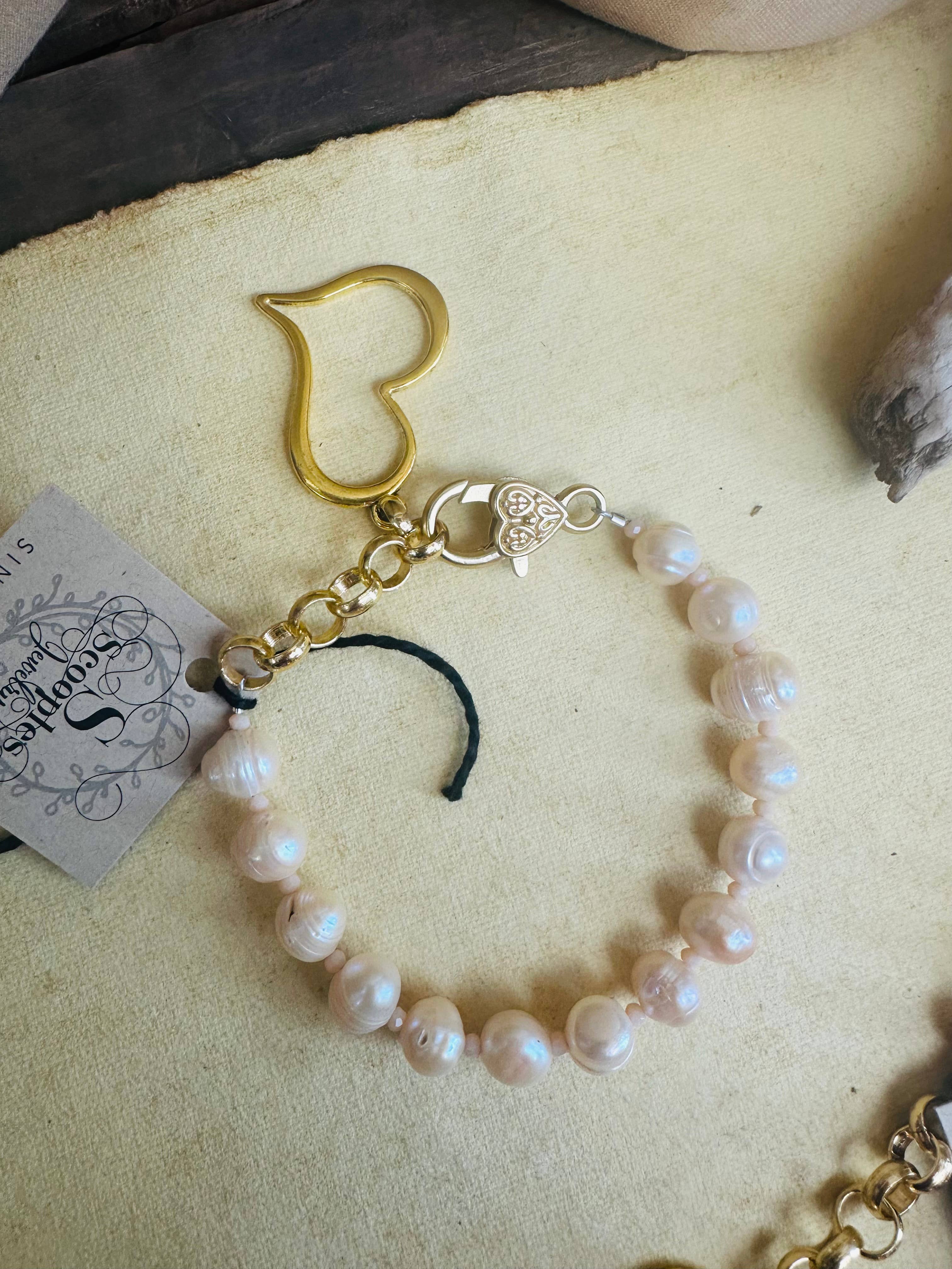 Blush Freshwater Pearl Bracelet
