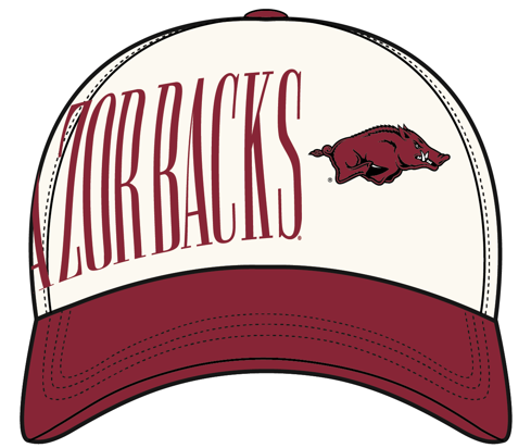 Arkansas Saturday Stretch Canvas Trucker Hat