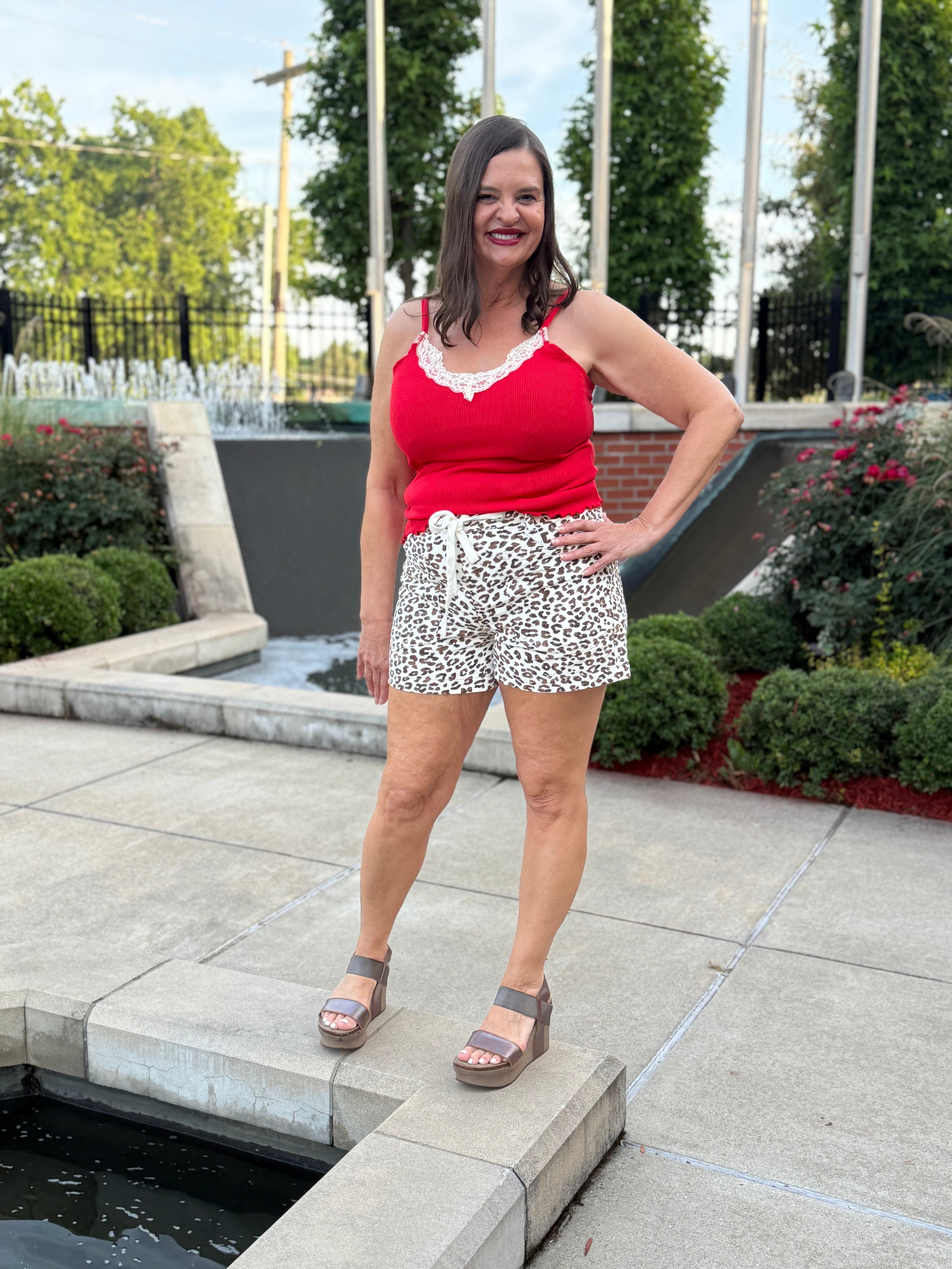 Wild at Heart Leopard Shorts