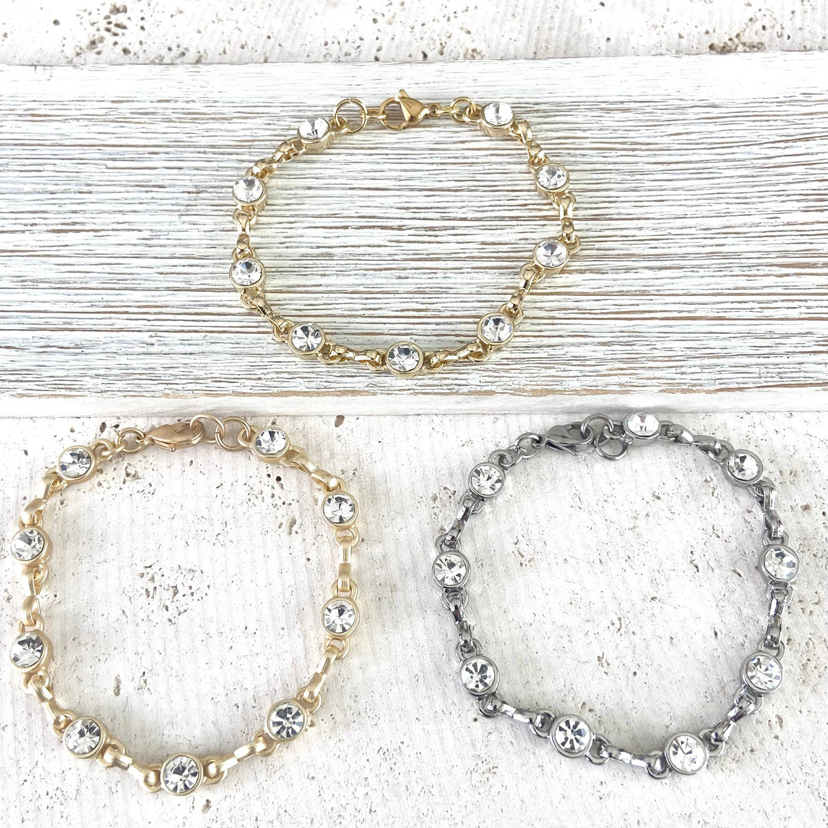 Everyday Shimmer Crystal Bracelet