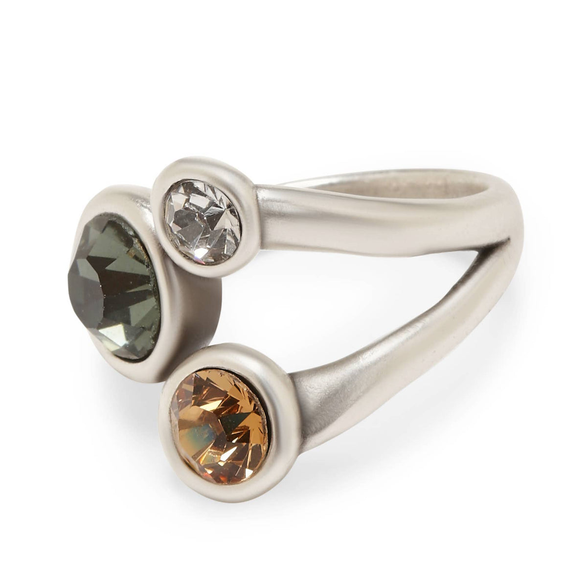 Twilight Trio Three-Stone Wrap Ring