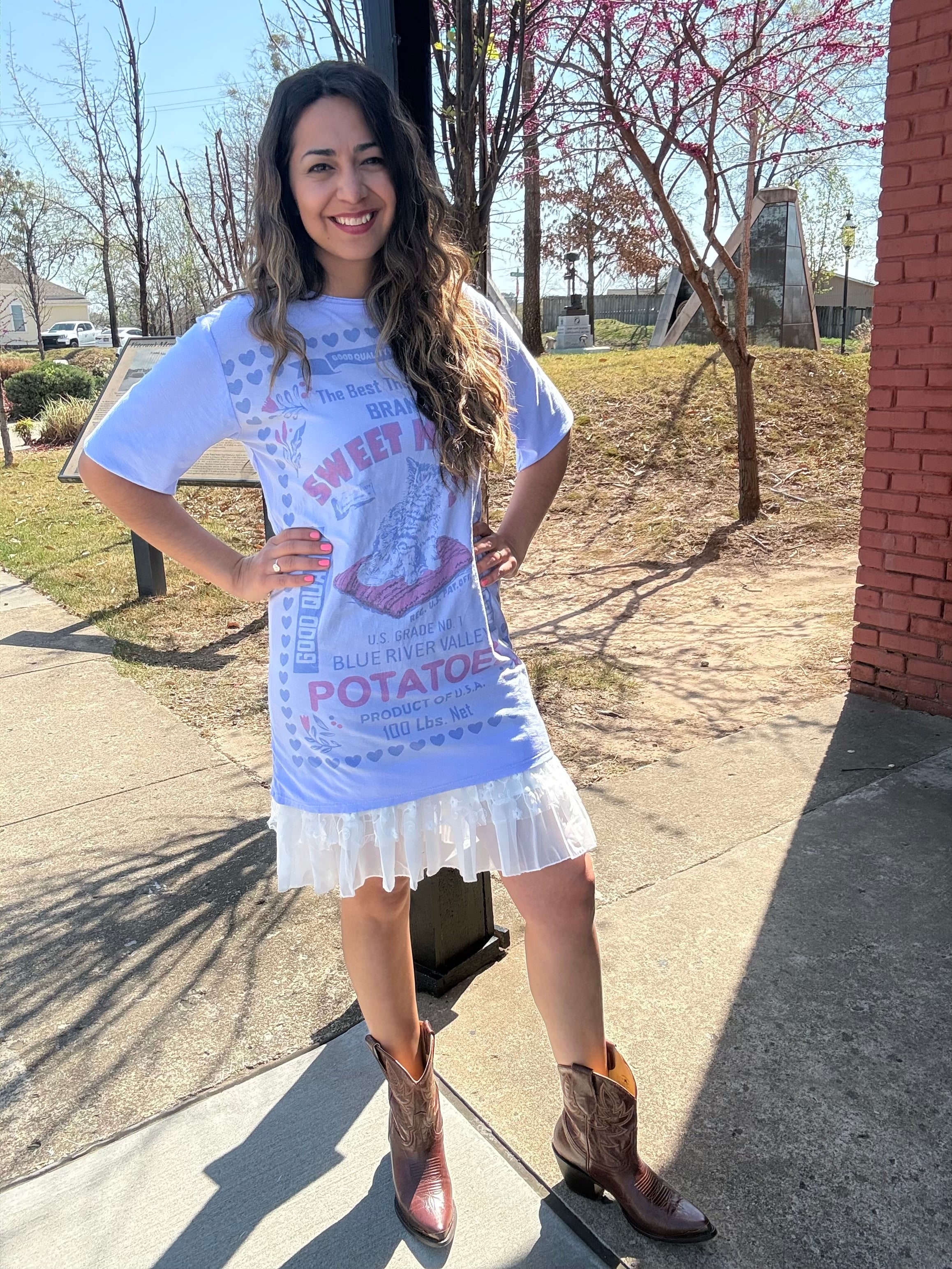 Sweet Kitten Oversized Tee