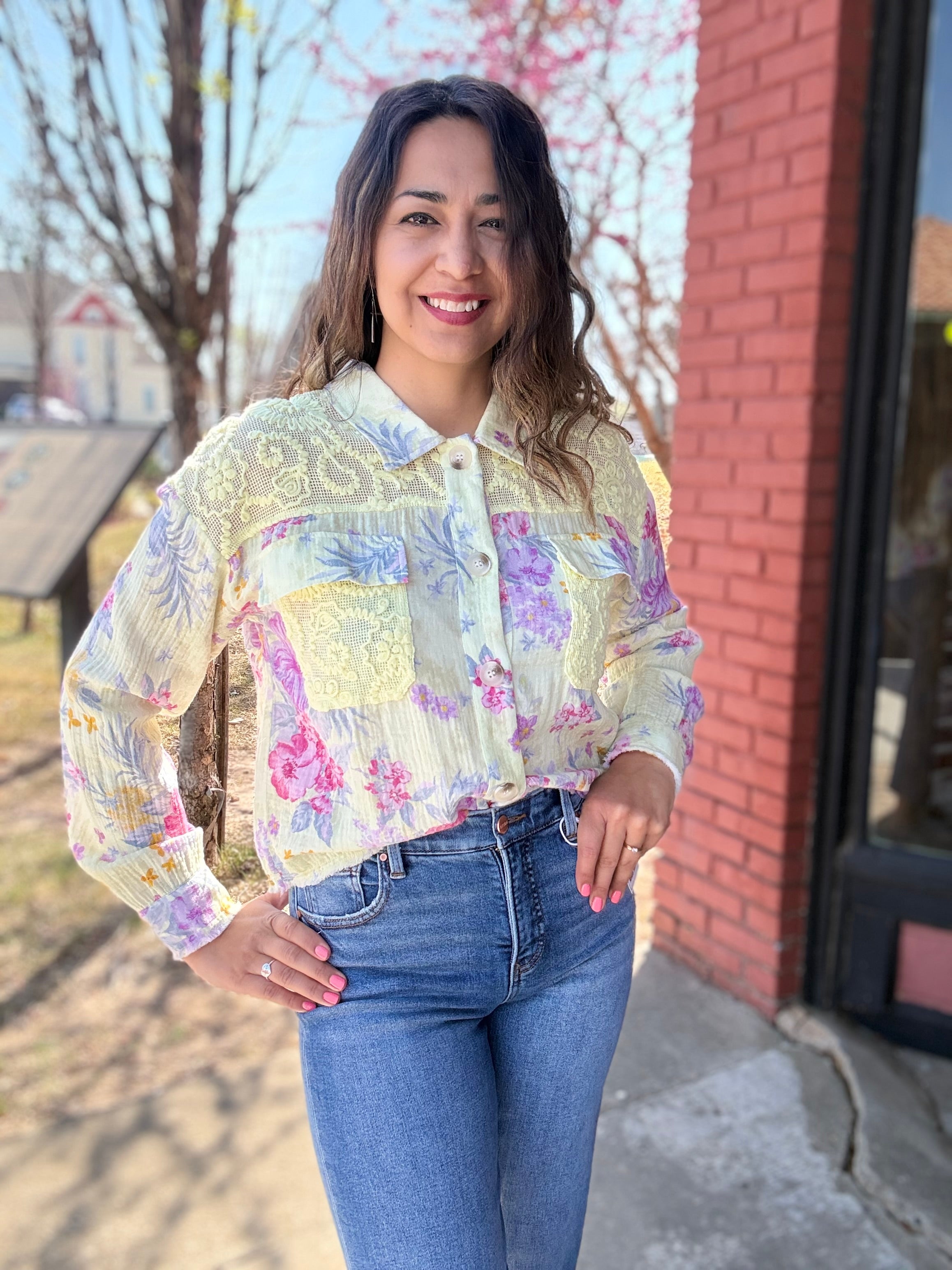 Dreams of Spring Floral Top
