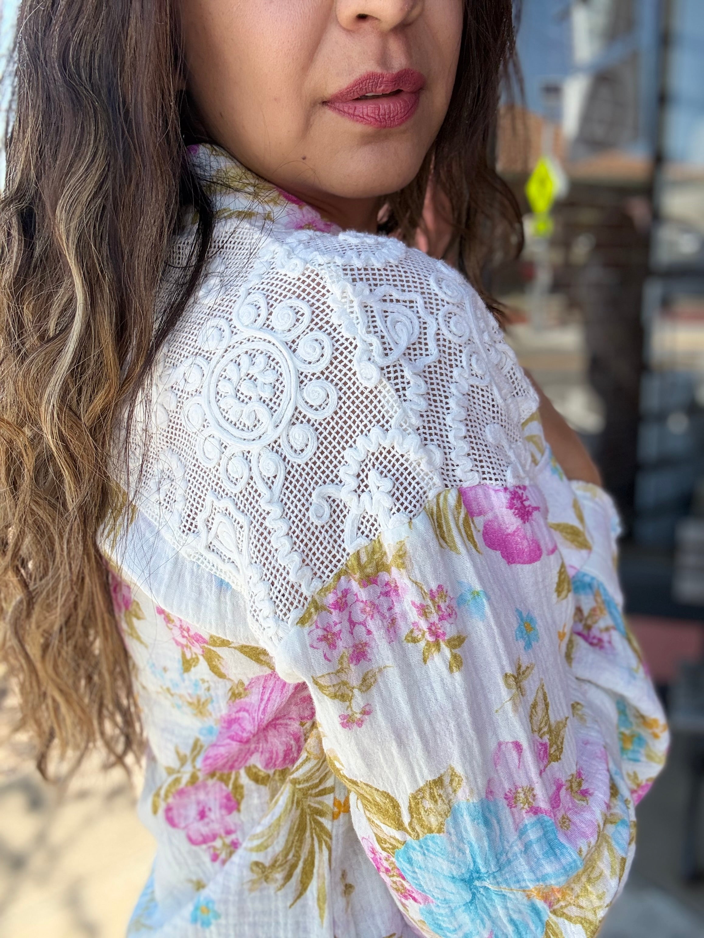 Dreams of Spring Floral Top