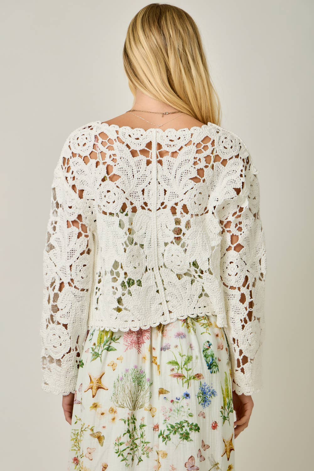 Alabaster Bloom Cardigan