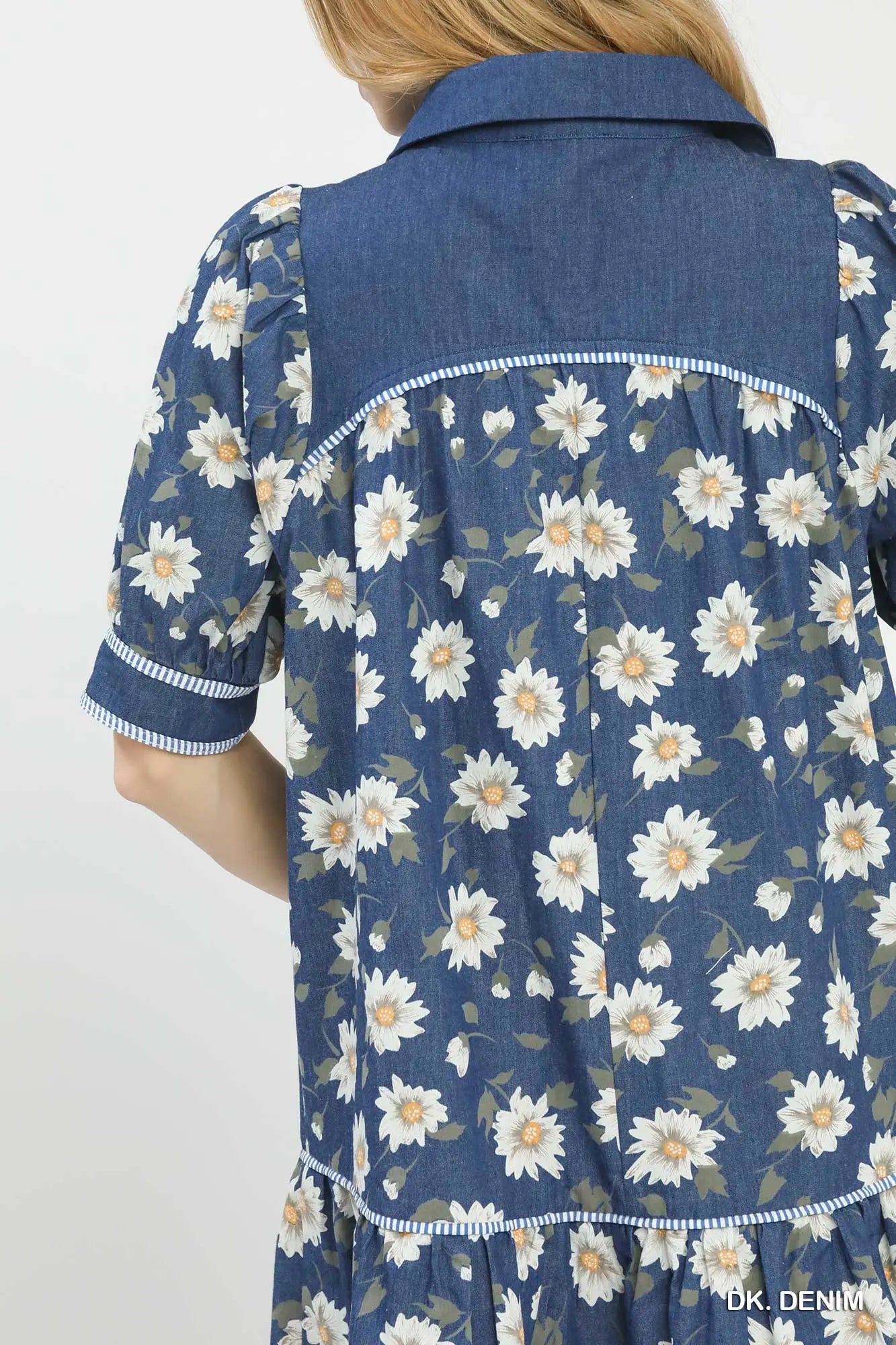 Daisy Days Chambray Mini Dress