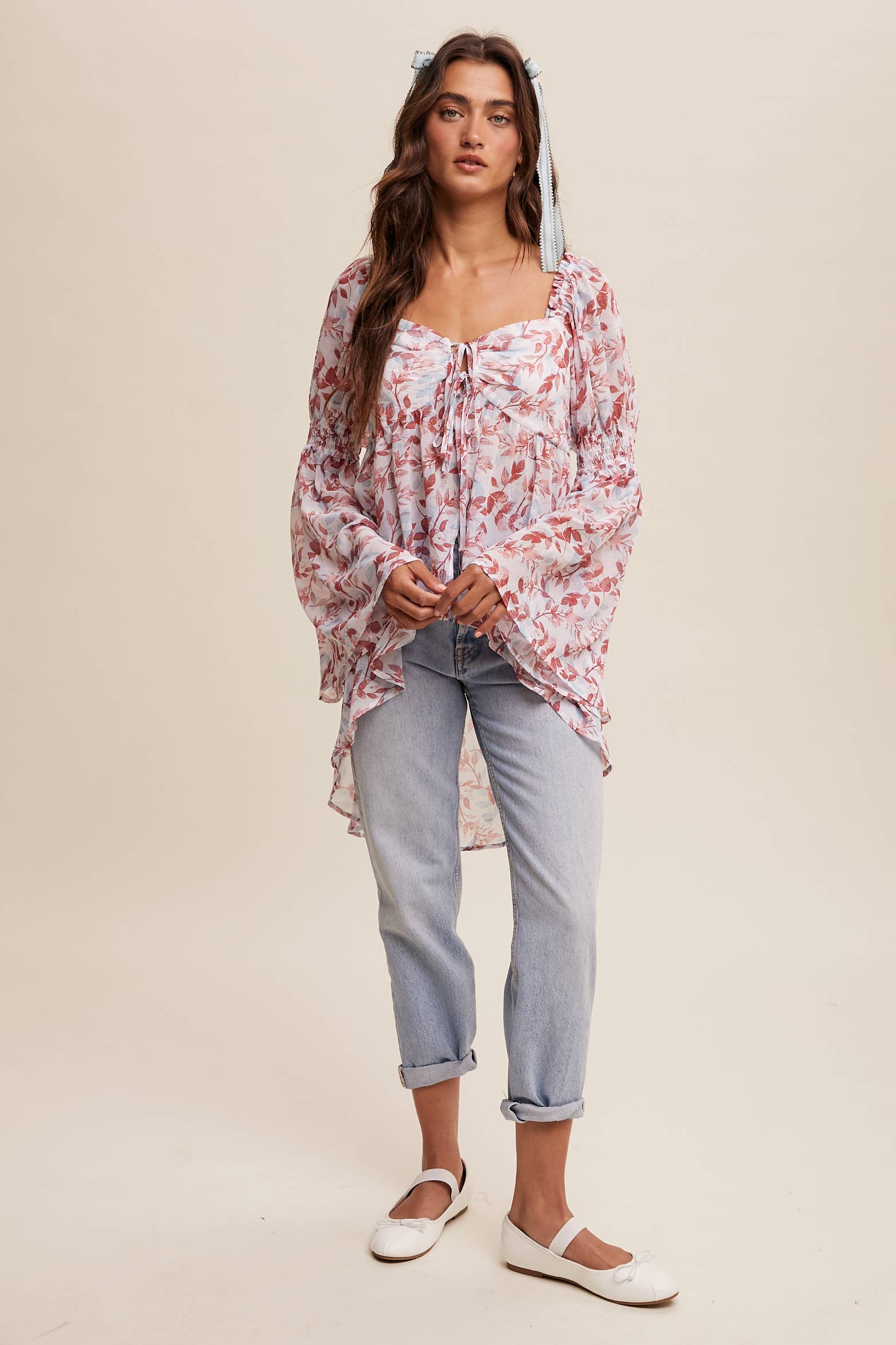 Lucy In the Sky Chiffon Top