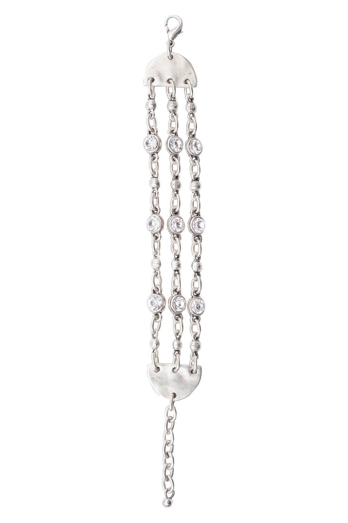 Silver Trio Layered Bracelet