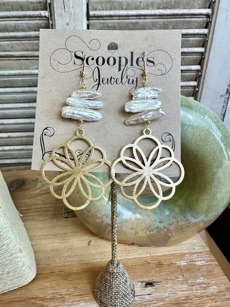 Freshwater Pearl Stack Earrings