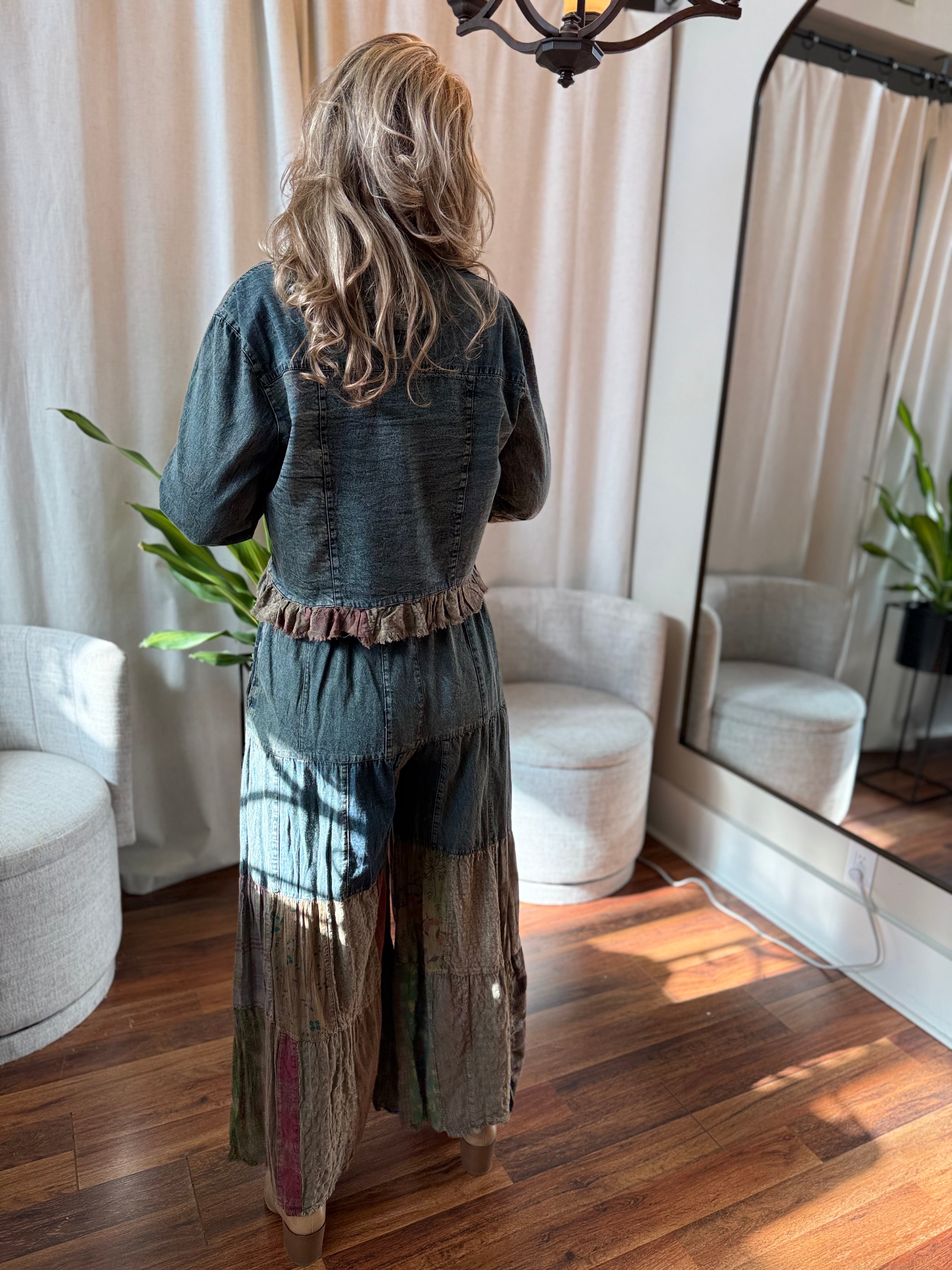 Dusty Roads Patchwork Jacket