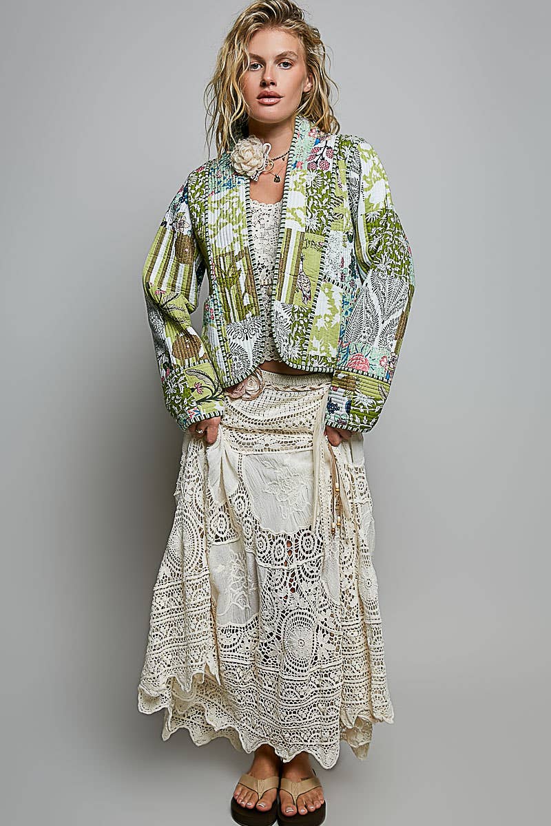 Josephine Quilted Kimono Jacket