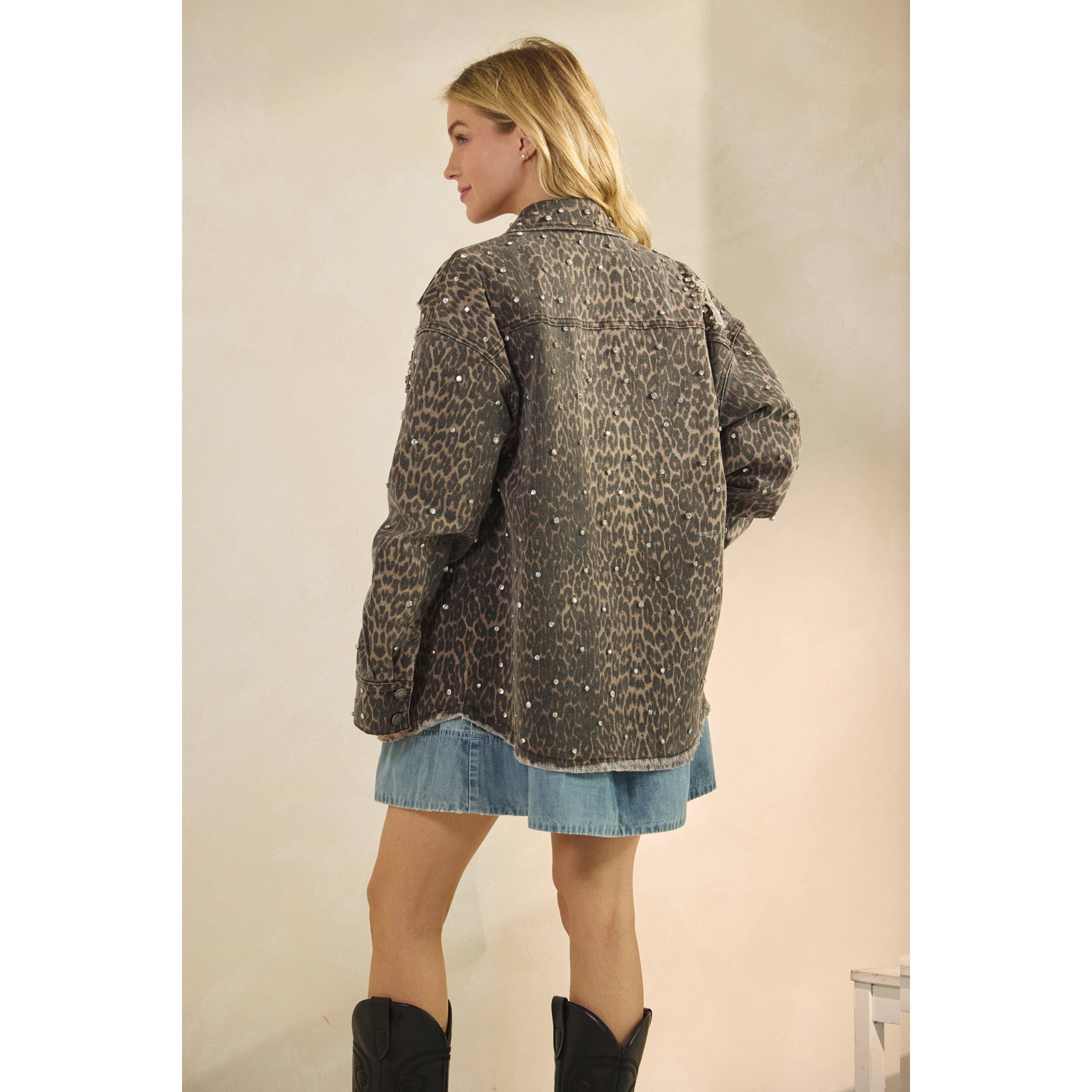 Wild Sparkle Leopard Jacket