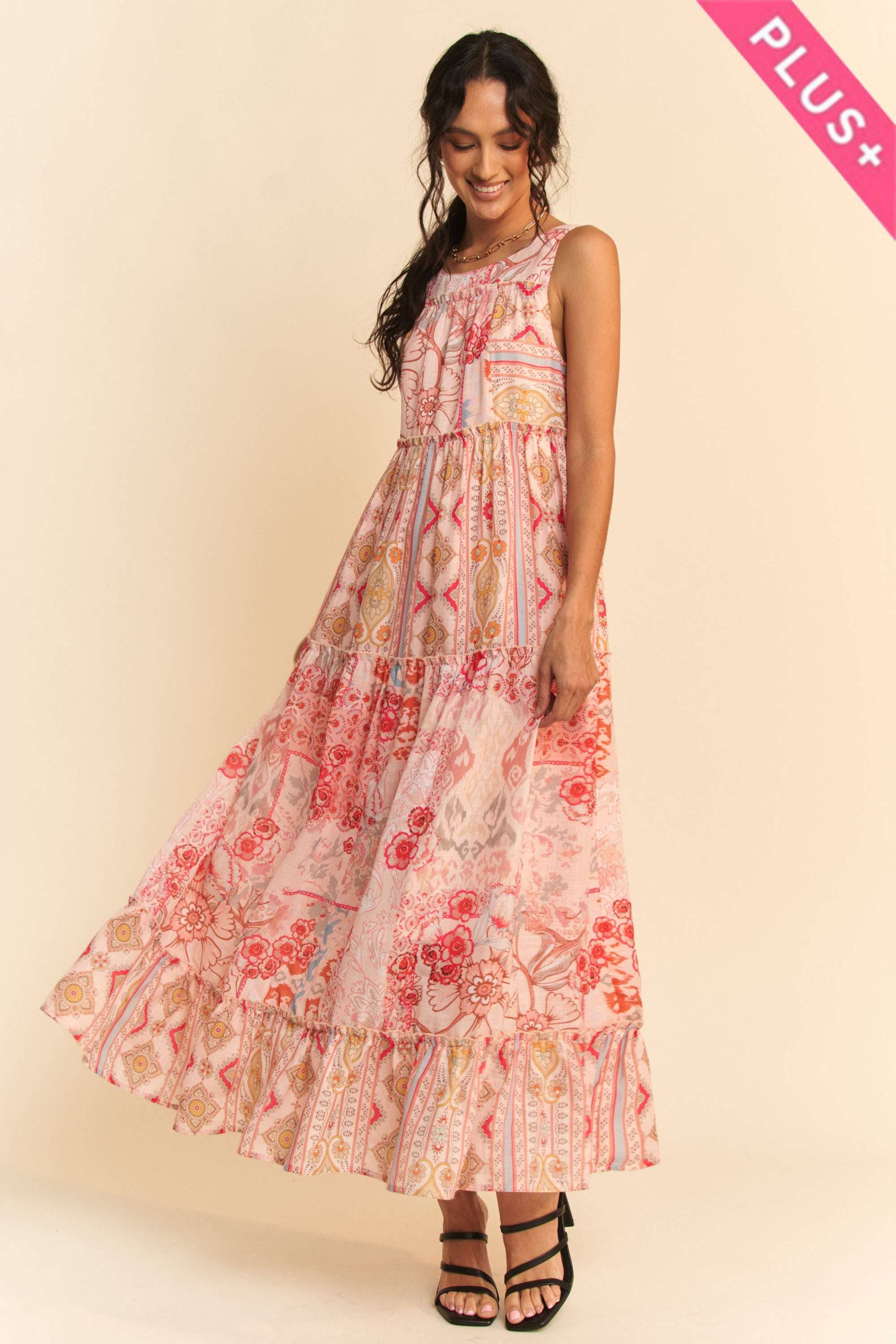 Suzy Q Tiered Maxi Dress