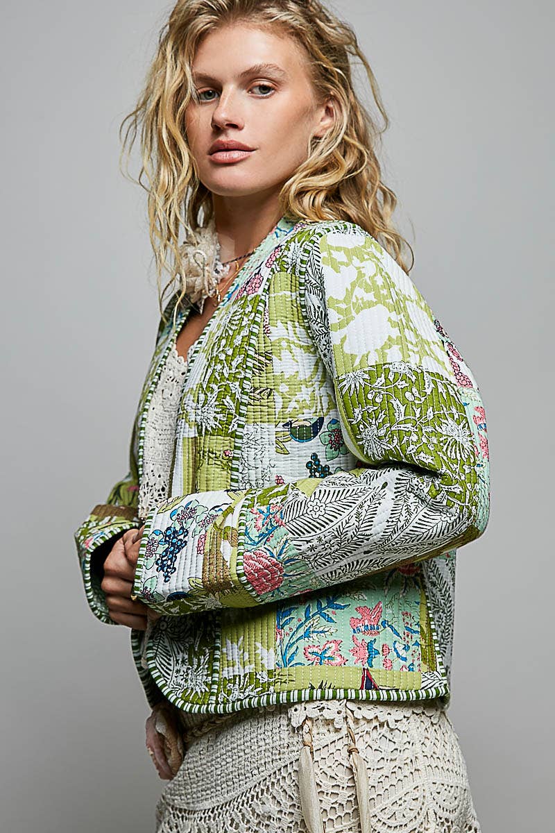 Josephine Quilted Kimono Jacket