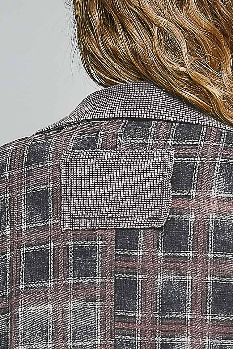The Celestine Jacket — Olive Plaid