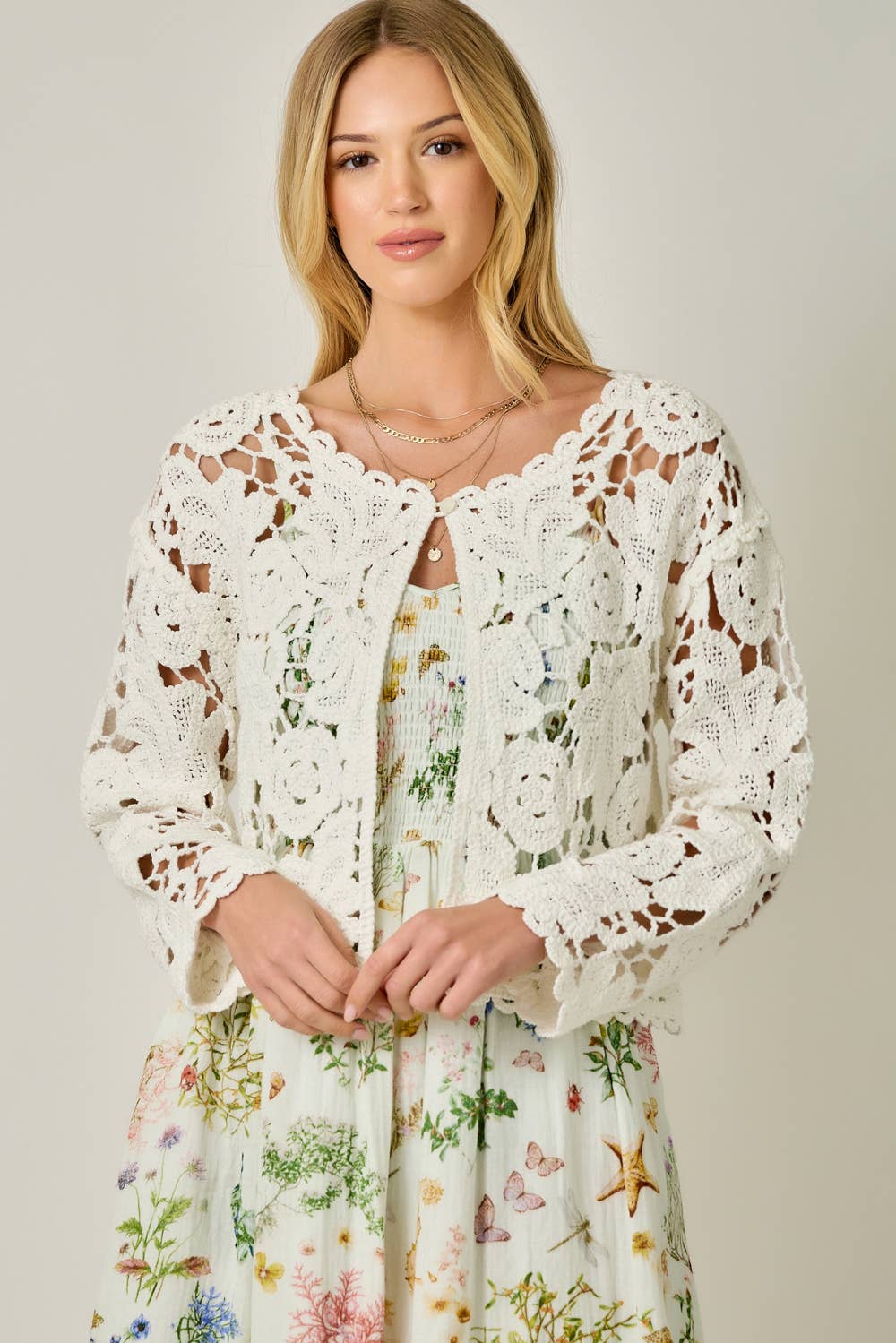 Alabaster Bloom Cardigan