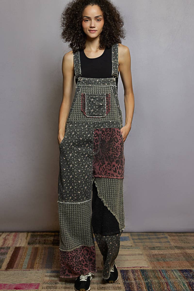 Urban Jungle Bloom Overalls