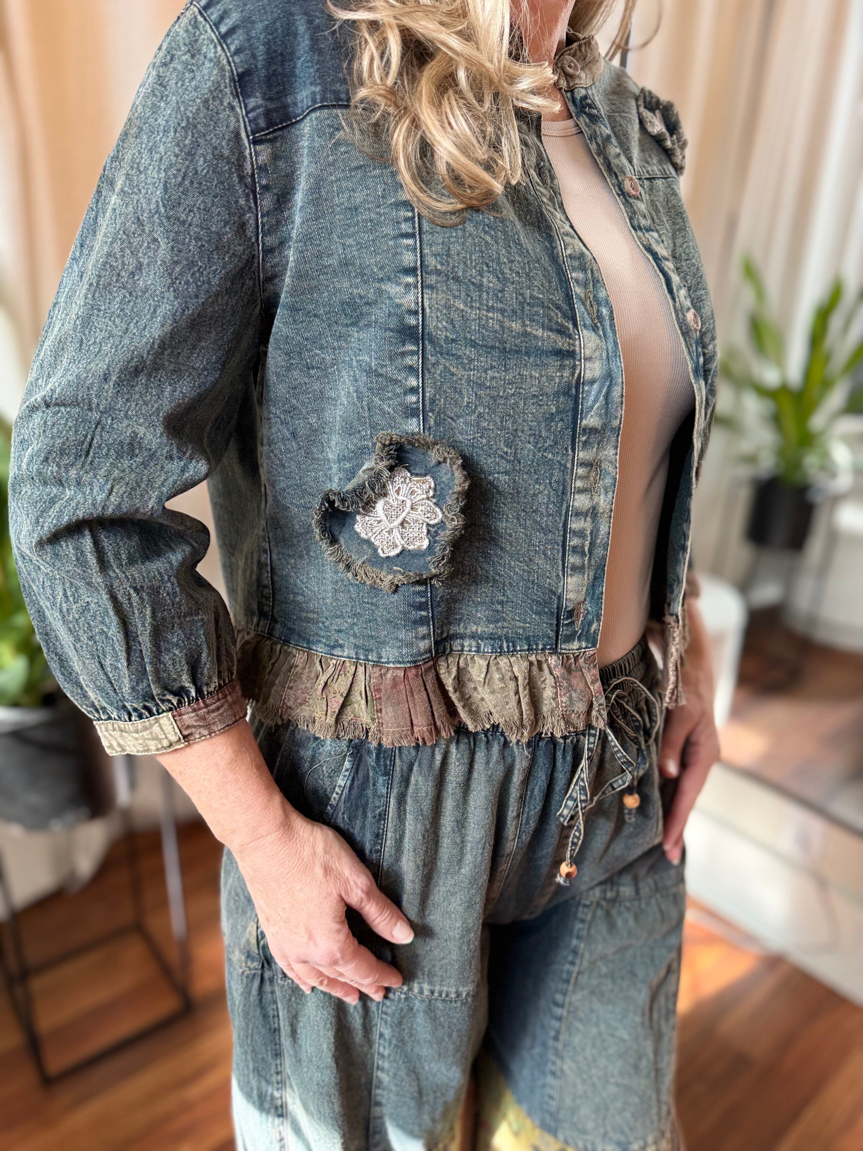 Dusty Roads Patchwork Jacket