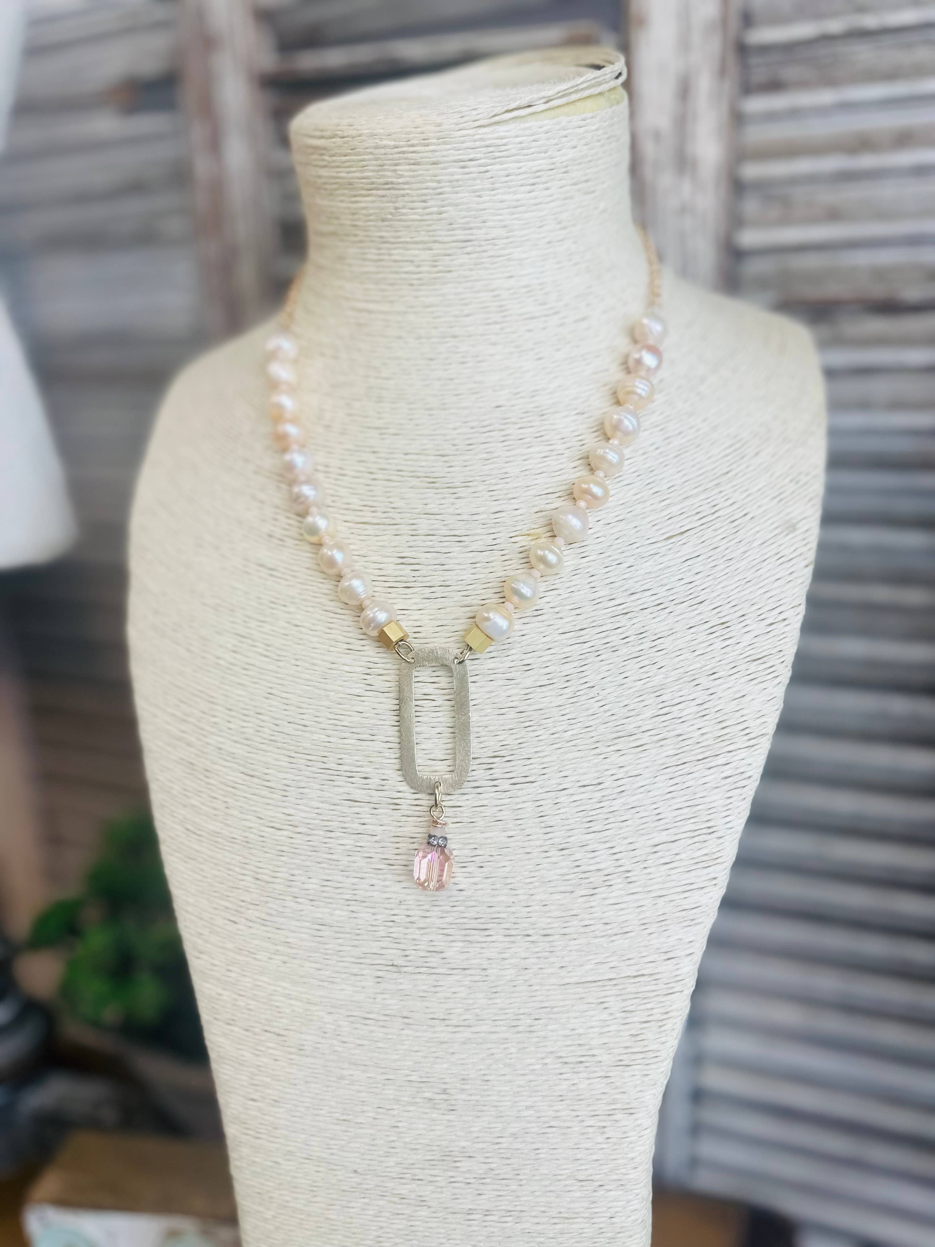 Blush Freshwater Pearl Bracelet