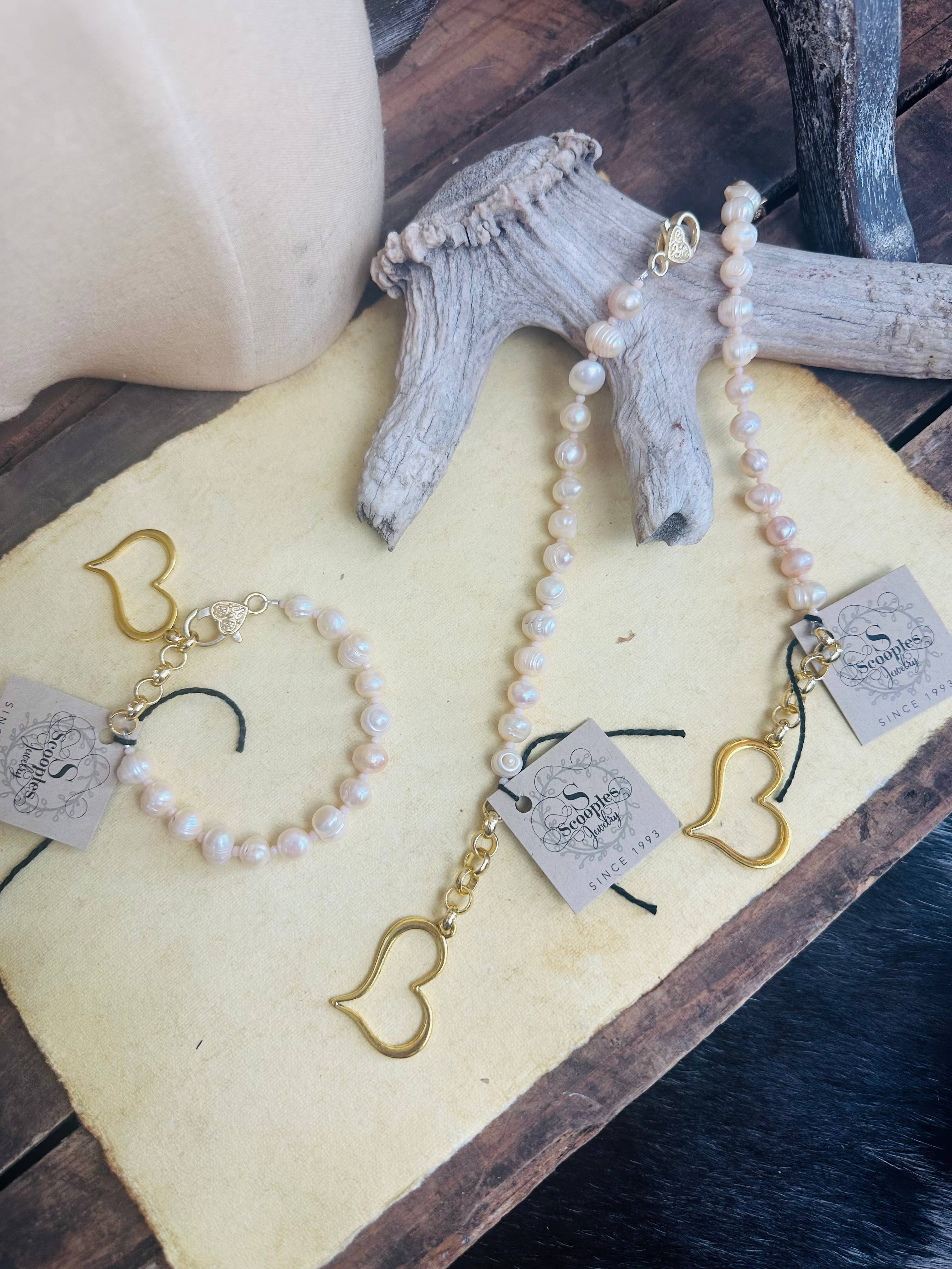 Blush Freshwater Pearl Bracelet