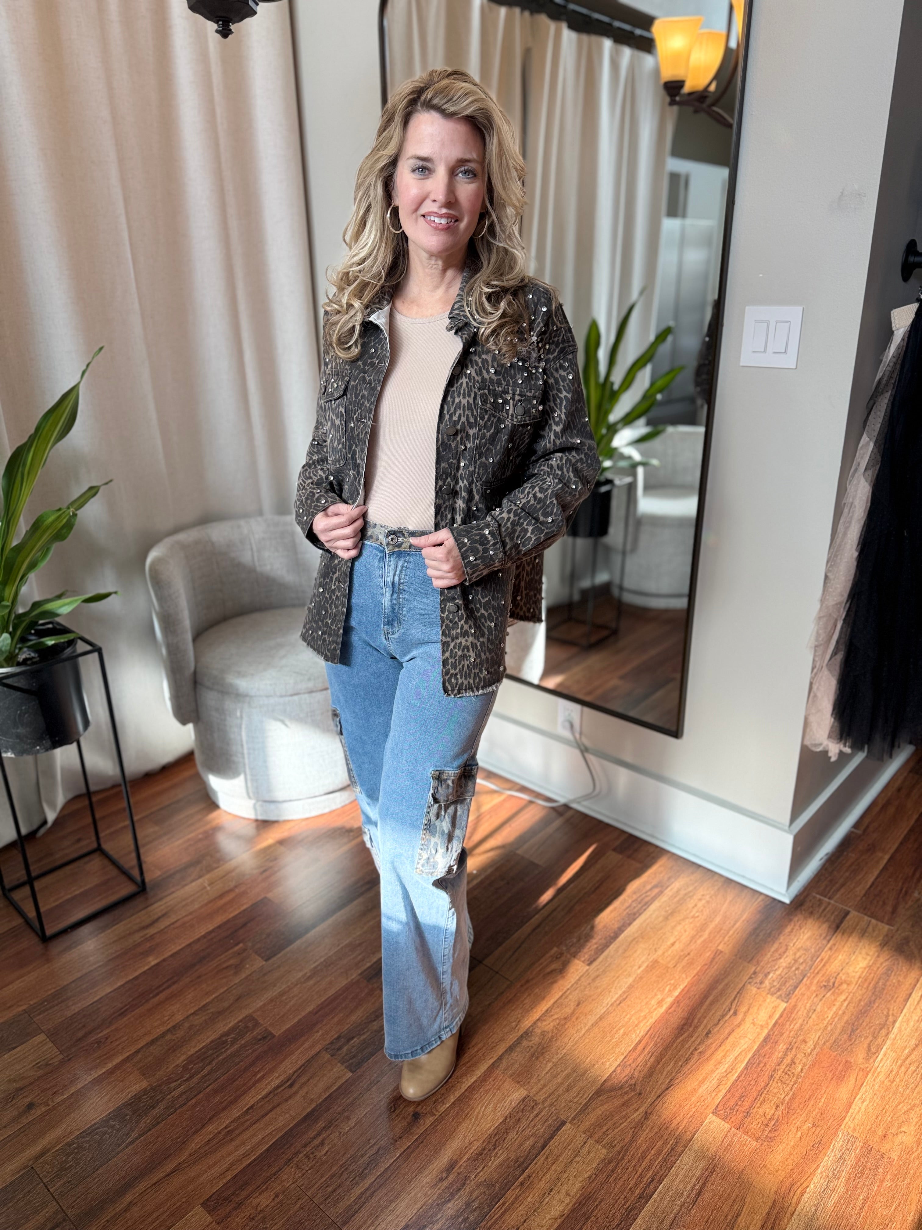 Wild Sparkle Leopard Jacket