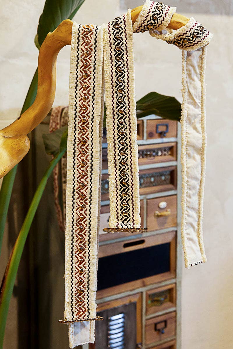 Tribal Sunset Woven Belt