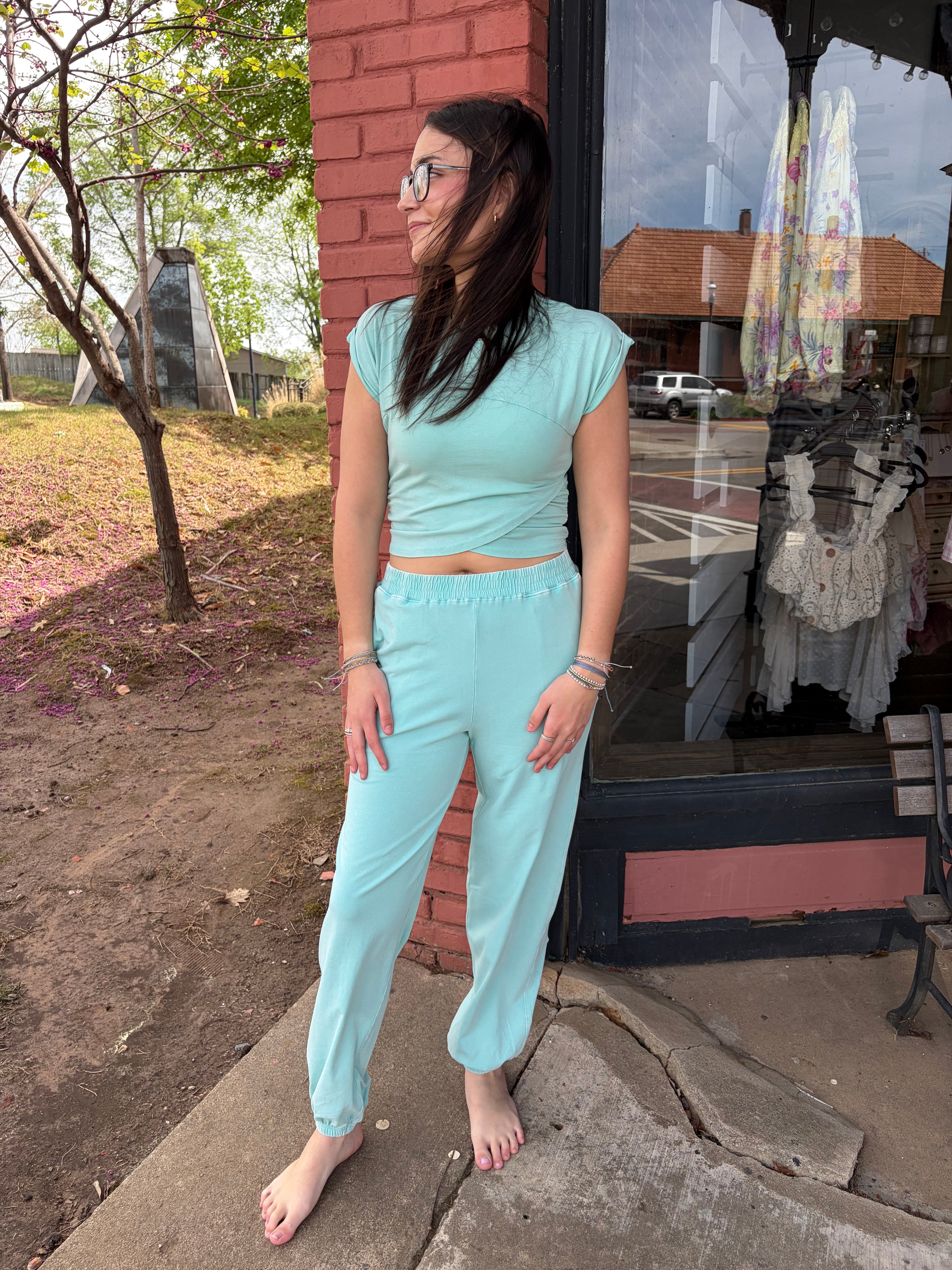 The Lila Crop & Jogger Set