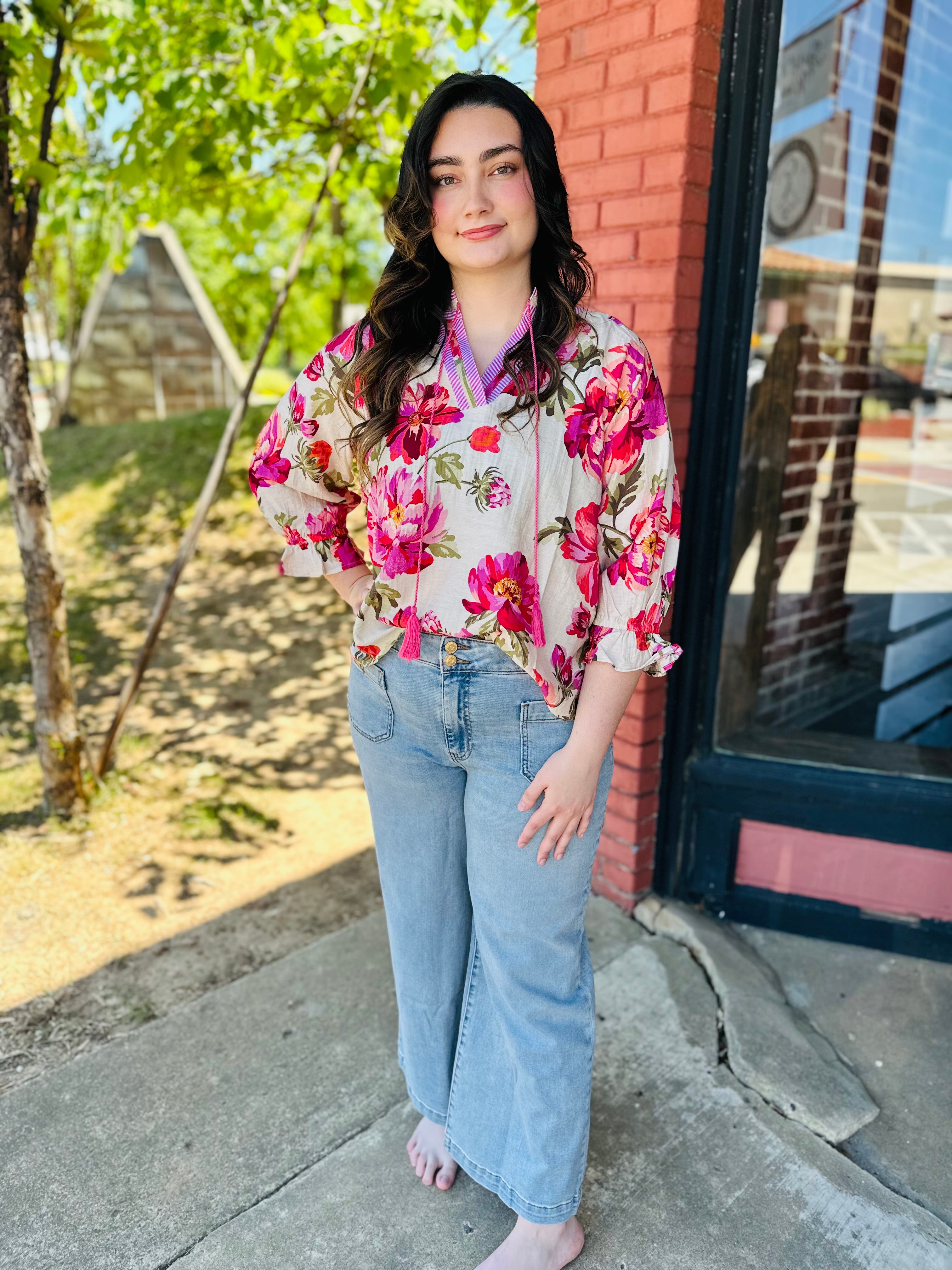 Melodie's Floral Blouse
