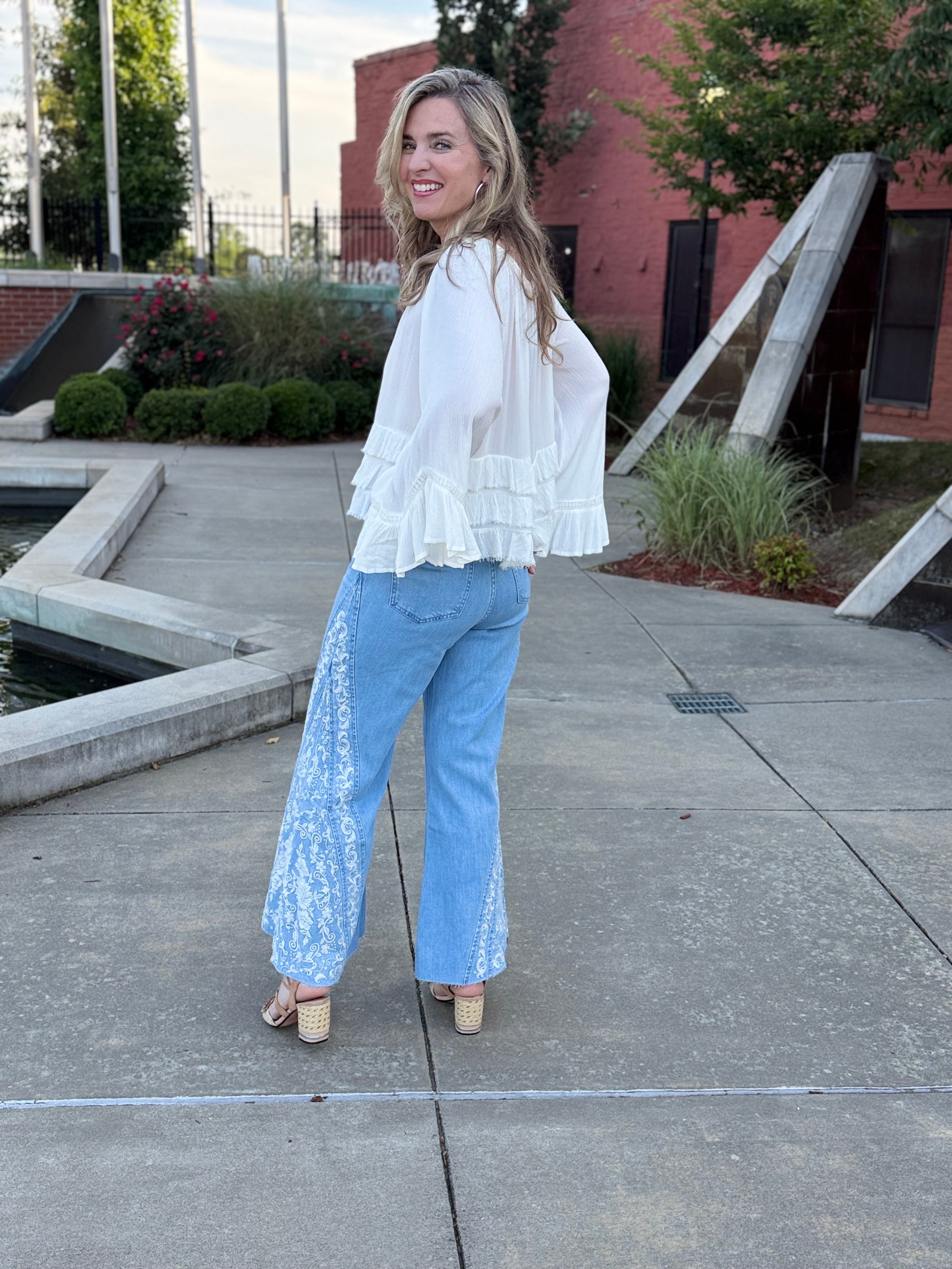 Stitch & Soul High Rise Flare
