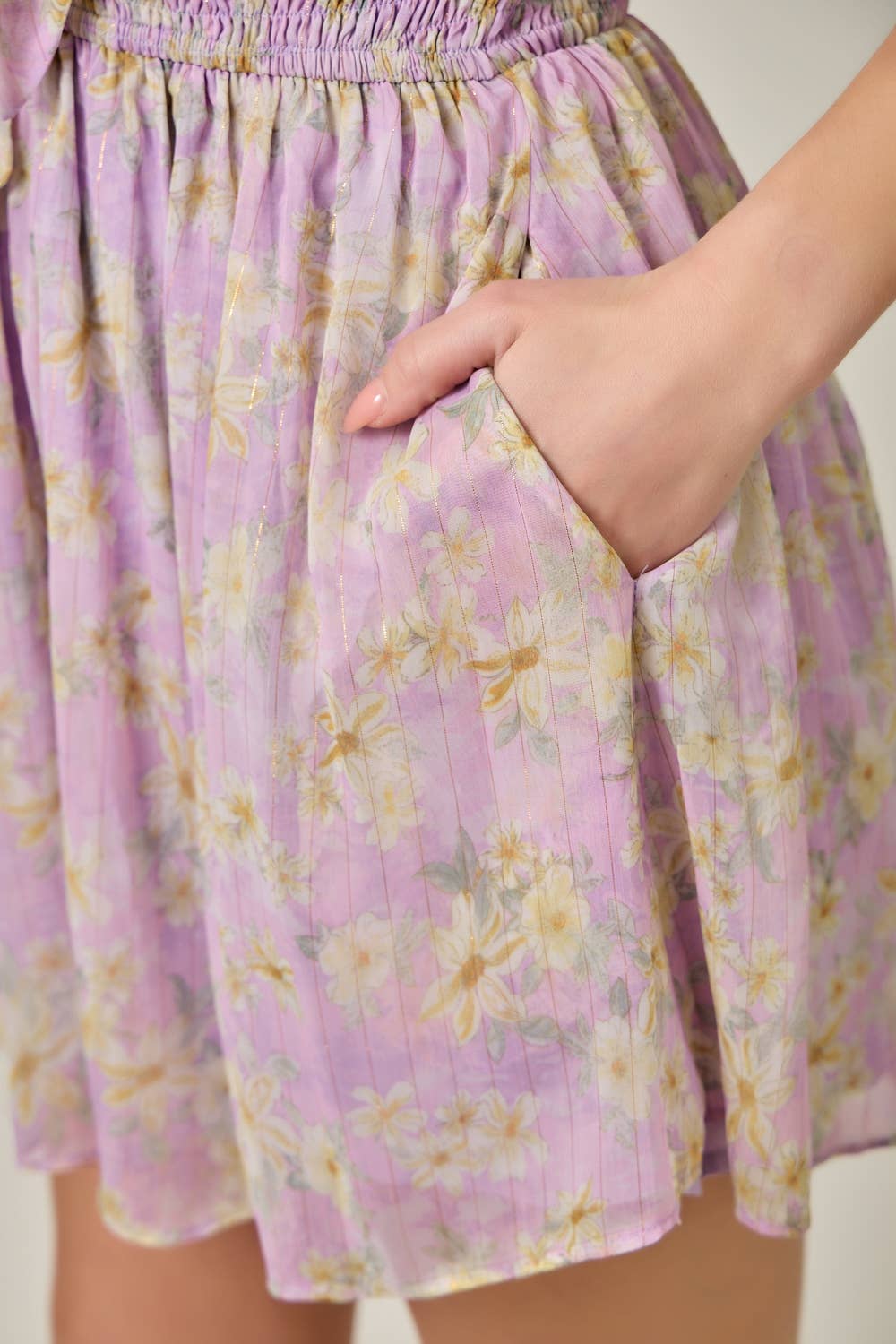 Leah's Chiffon Romper