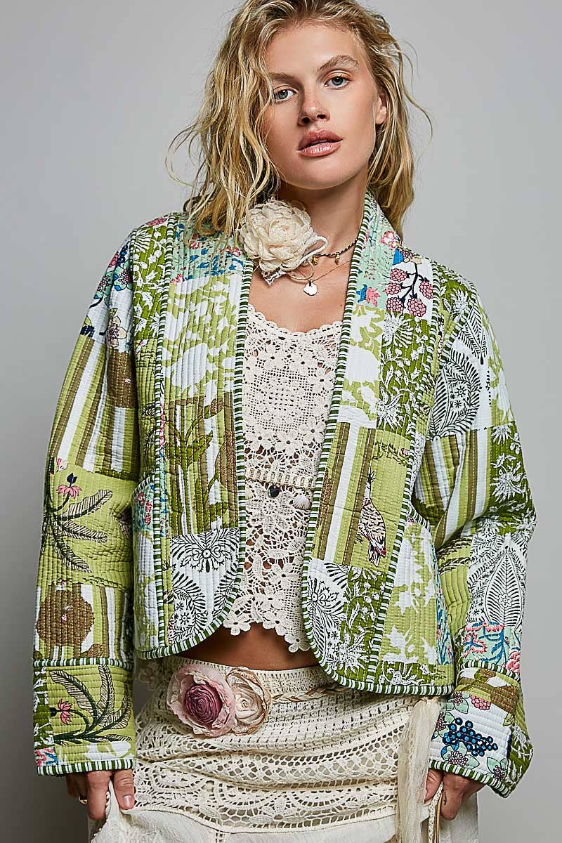 Josephine Quilted Kimono Jacket