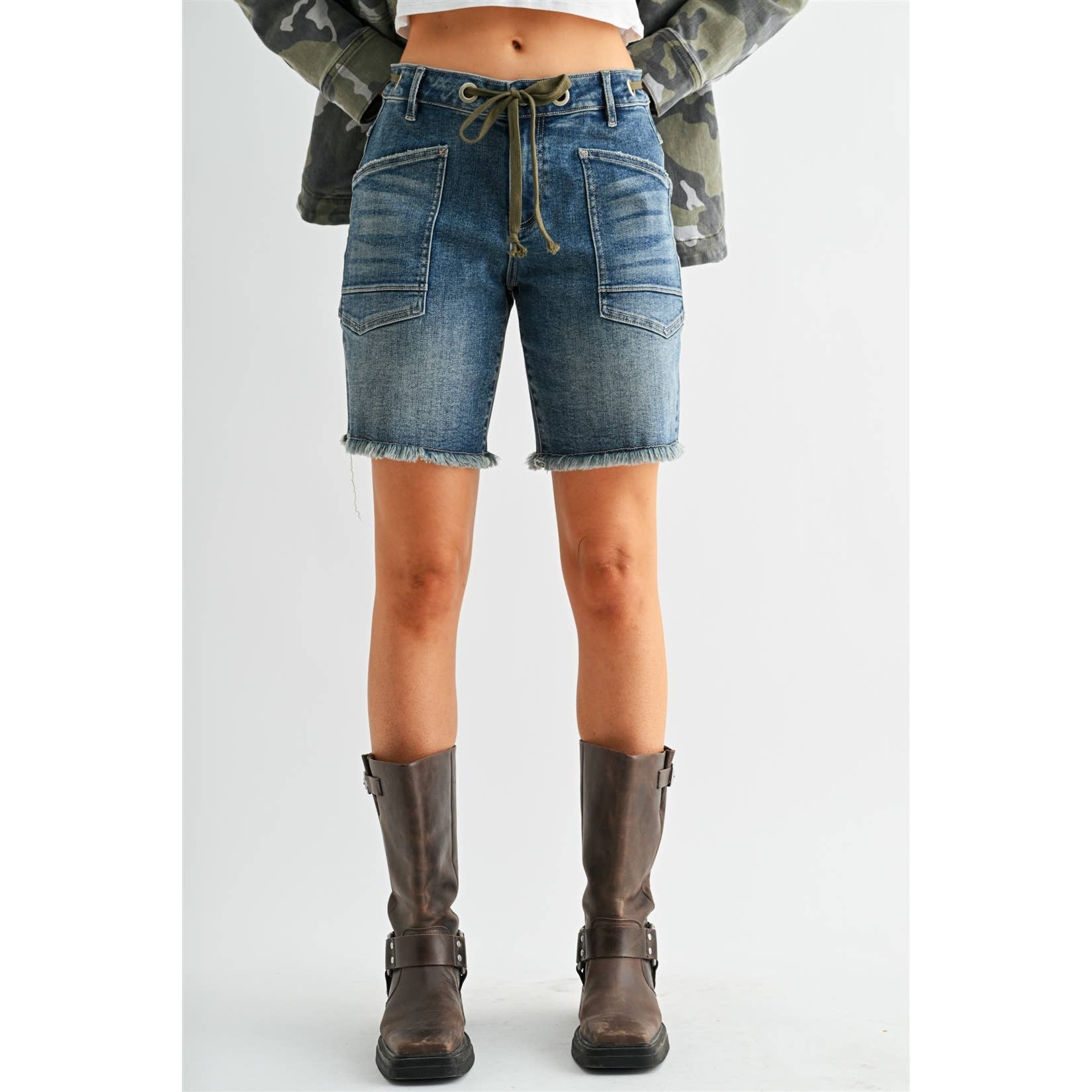 Explorer Lace-Up Shorts