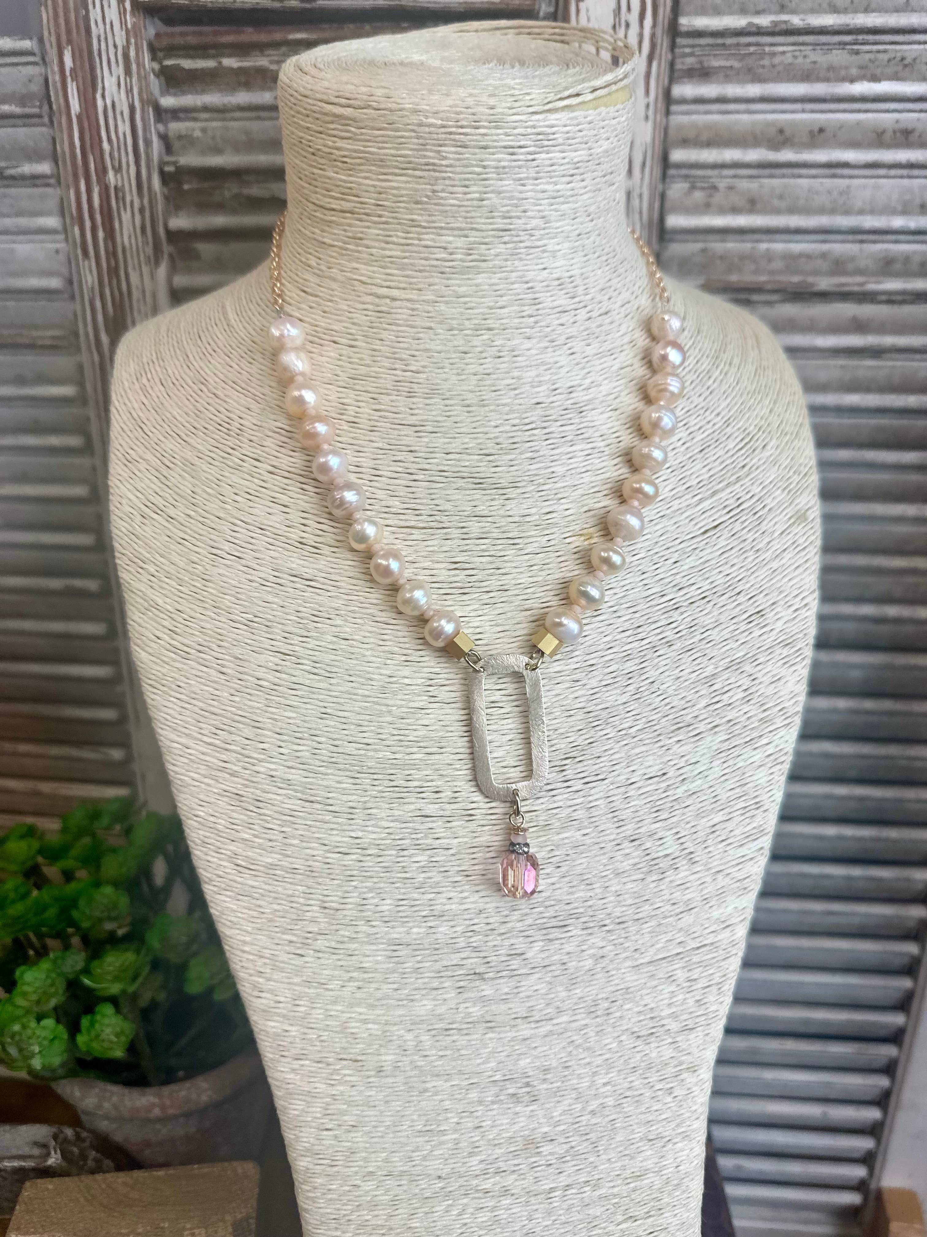 Blush Freshwater Pearl Bracelet