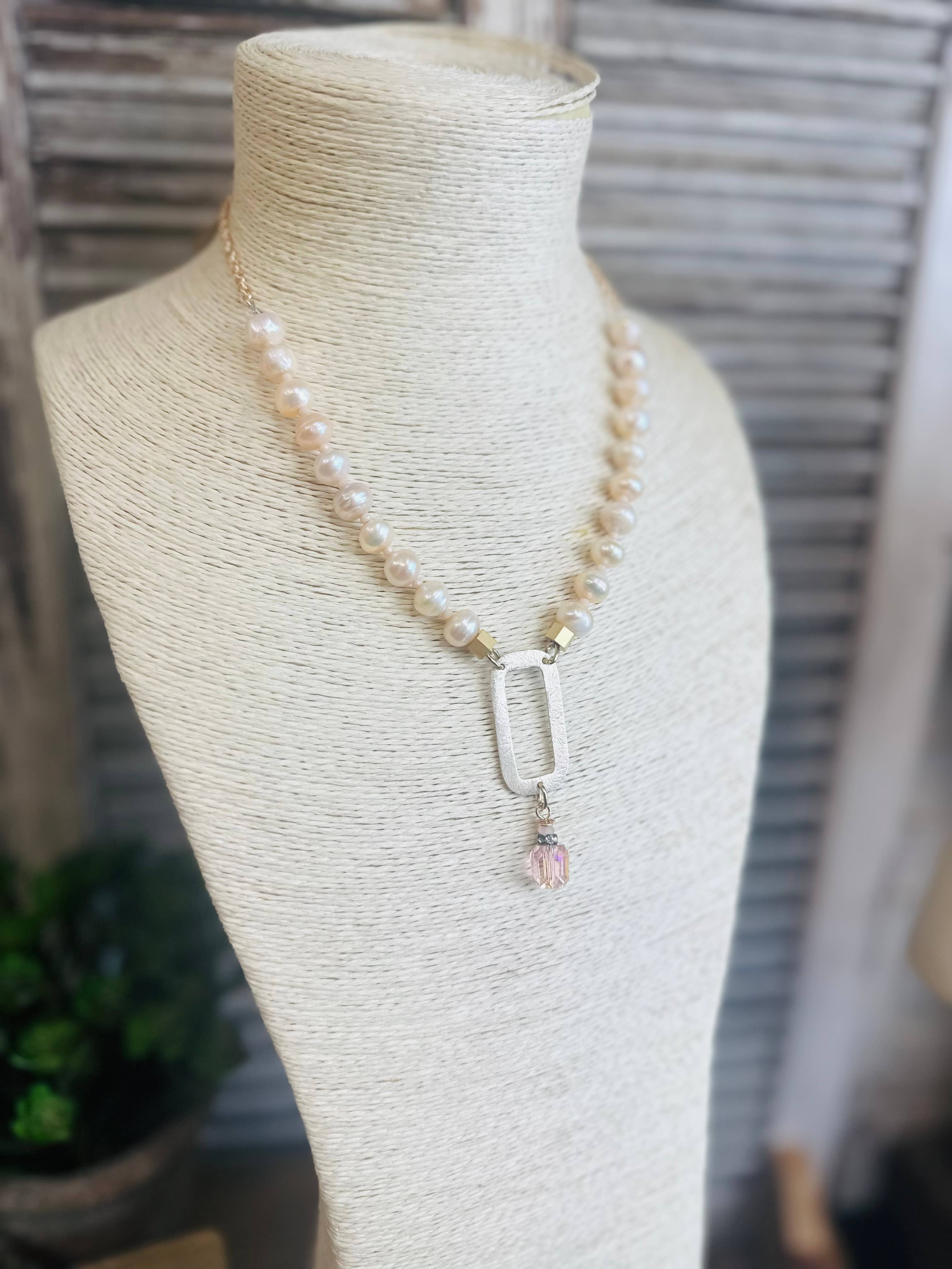 Blush Freshwater Pearl Bracelet