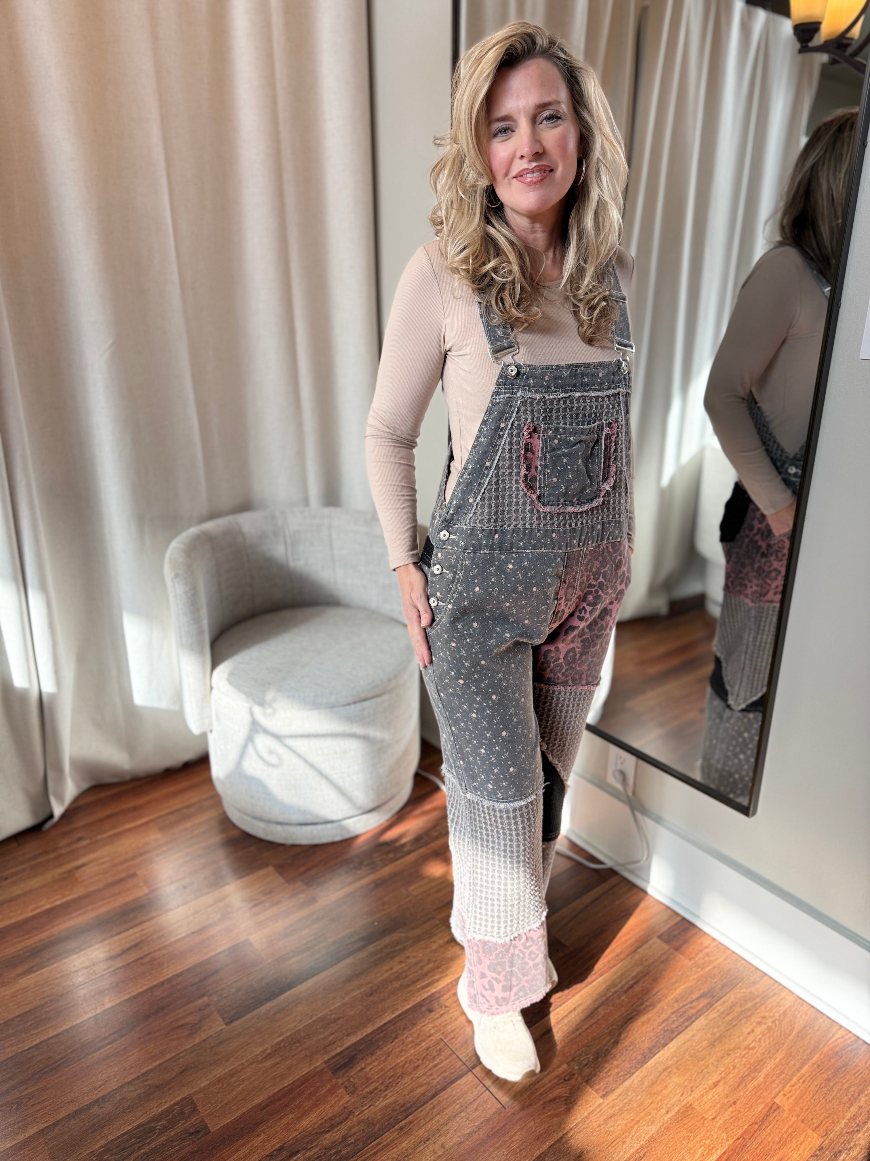 Urban Jungle Bloom Overalls