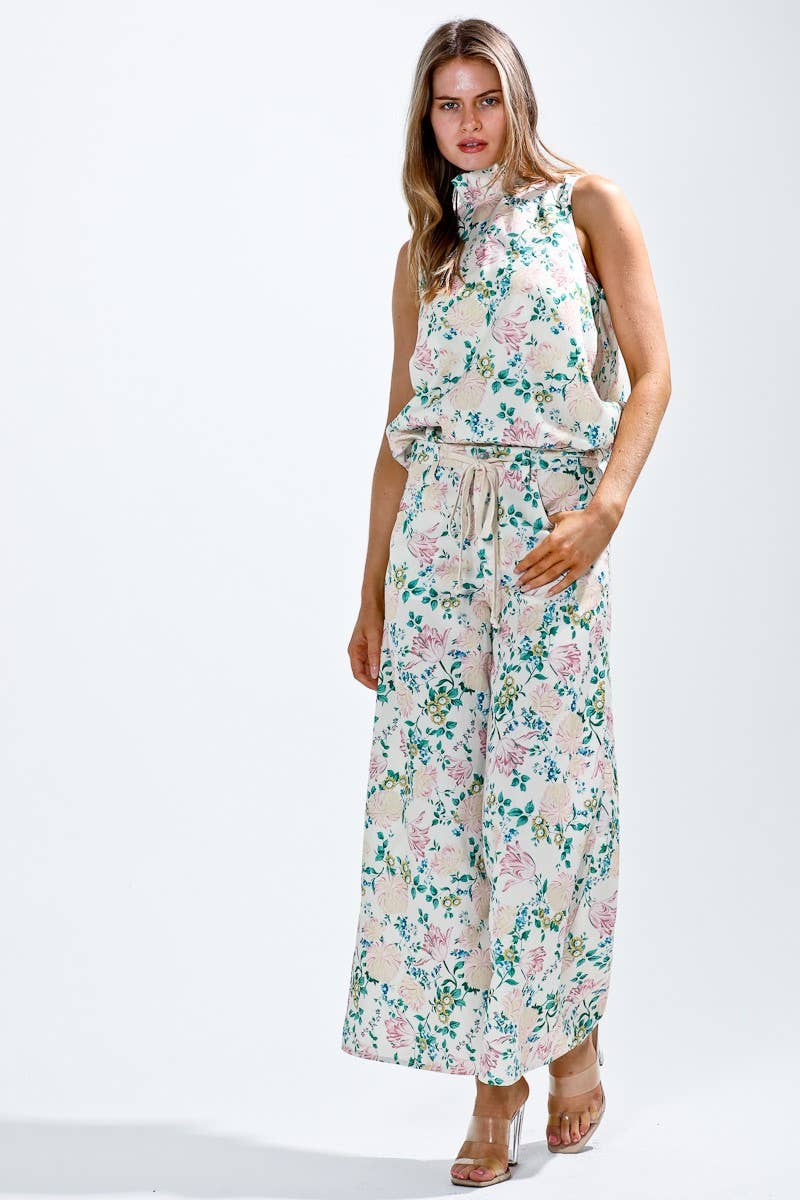 Cottage Bloom Wide-Leg Pants