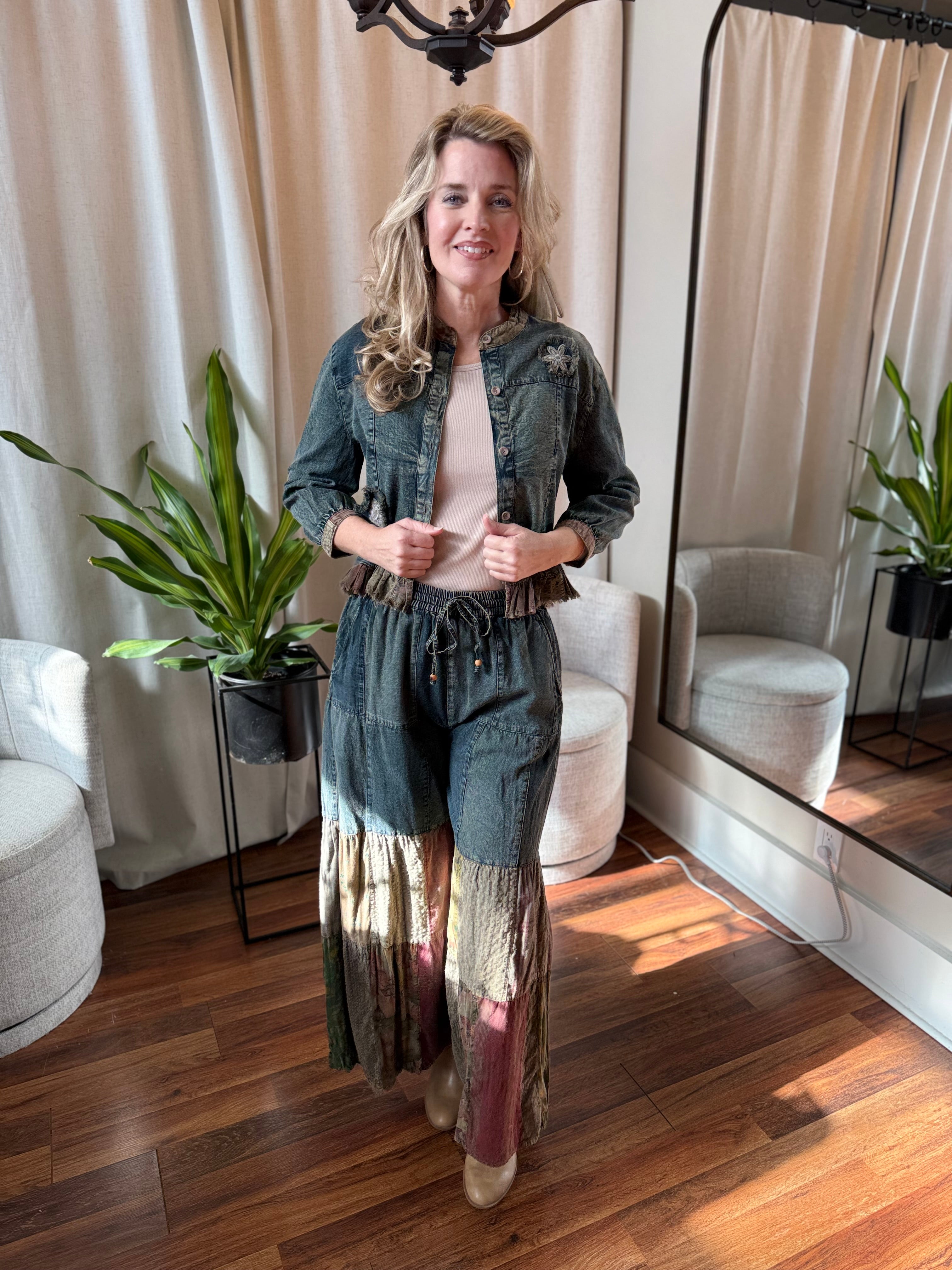 Dusty Roads Patchwork Jacket