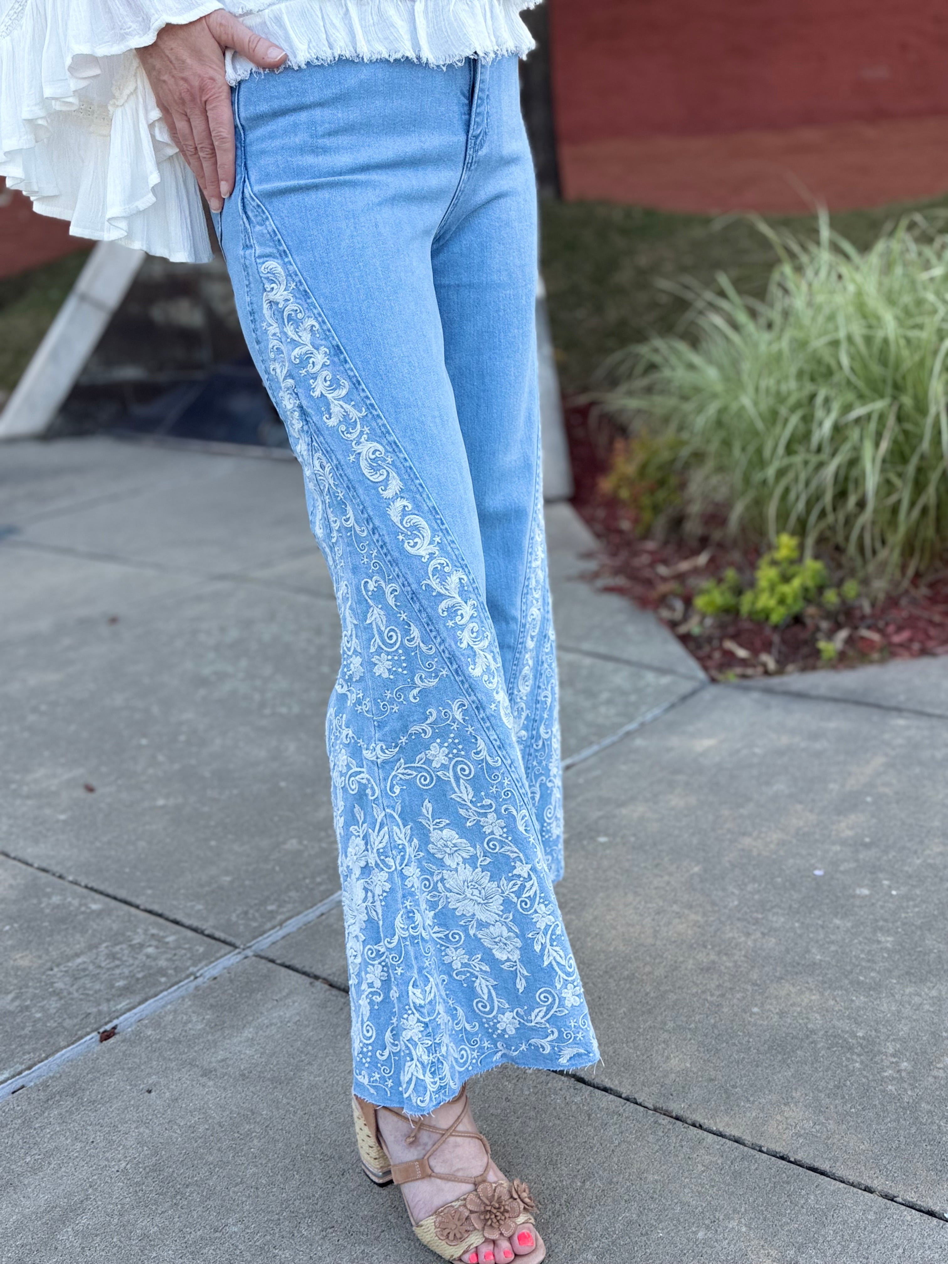 Stitch & Soul High Rise Flare