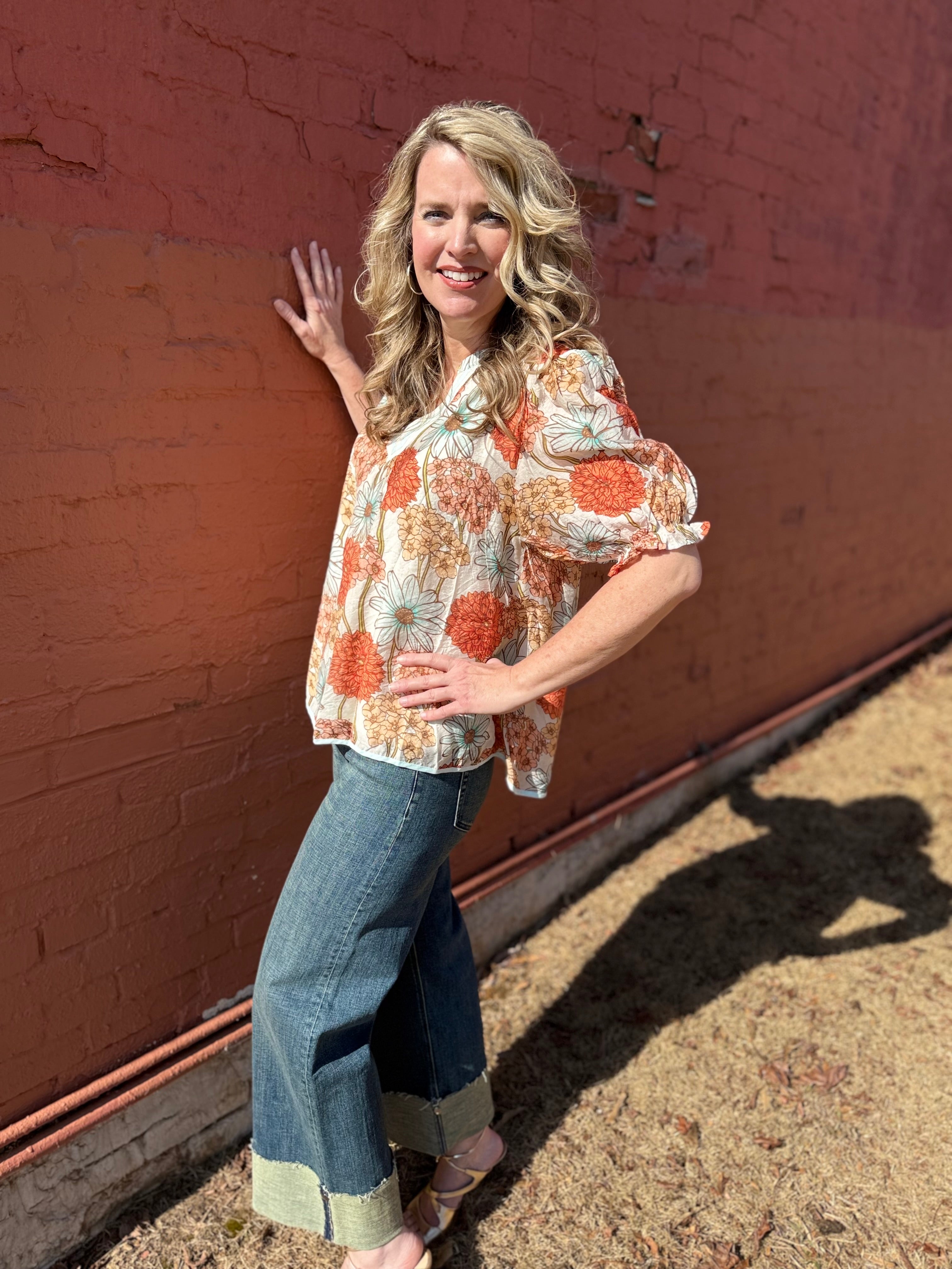 Blossom & Breeze Floral Top