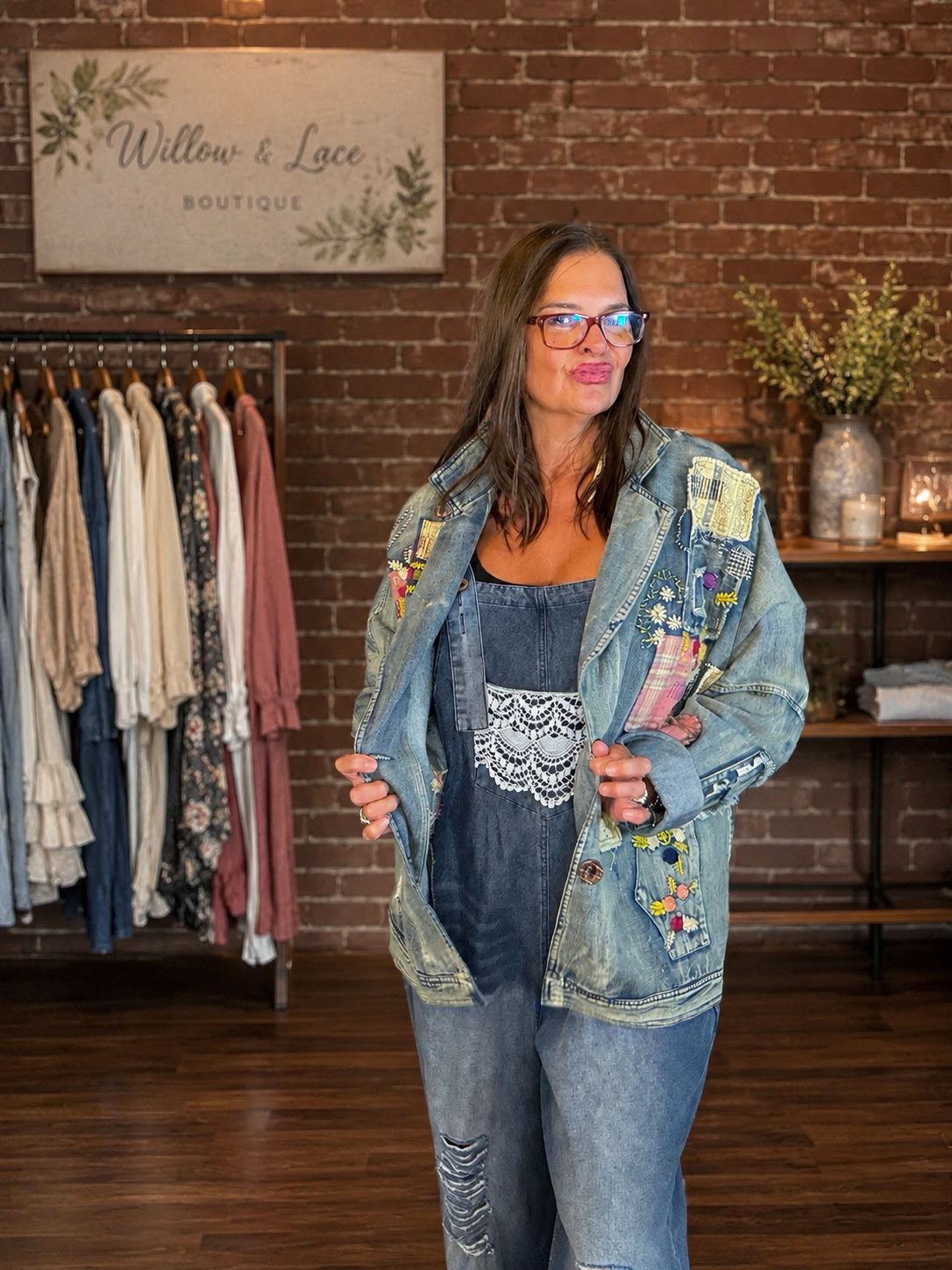Artisan Patchwork Blazer Jacket