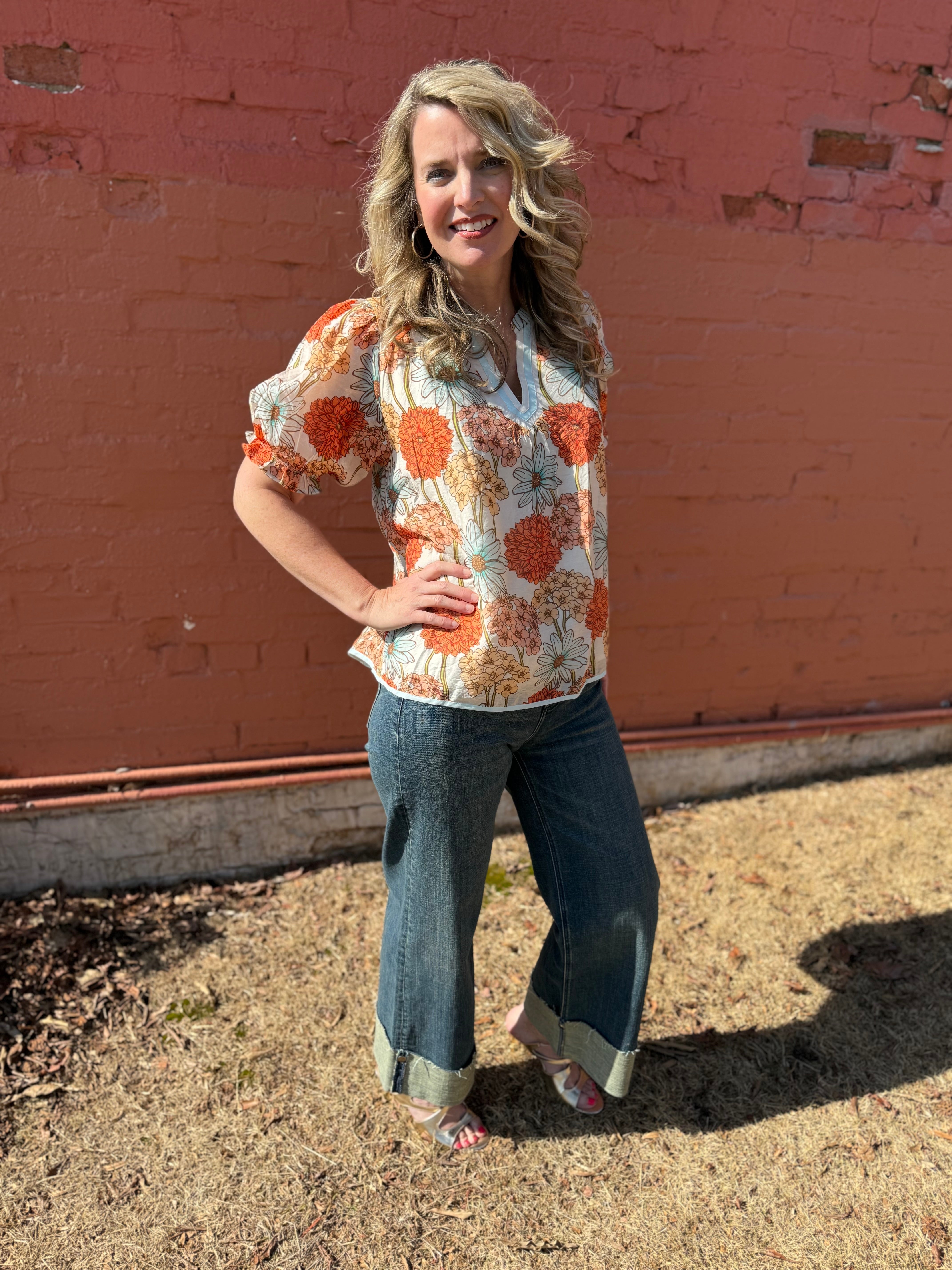 Blossom & Breeze Floral Top