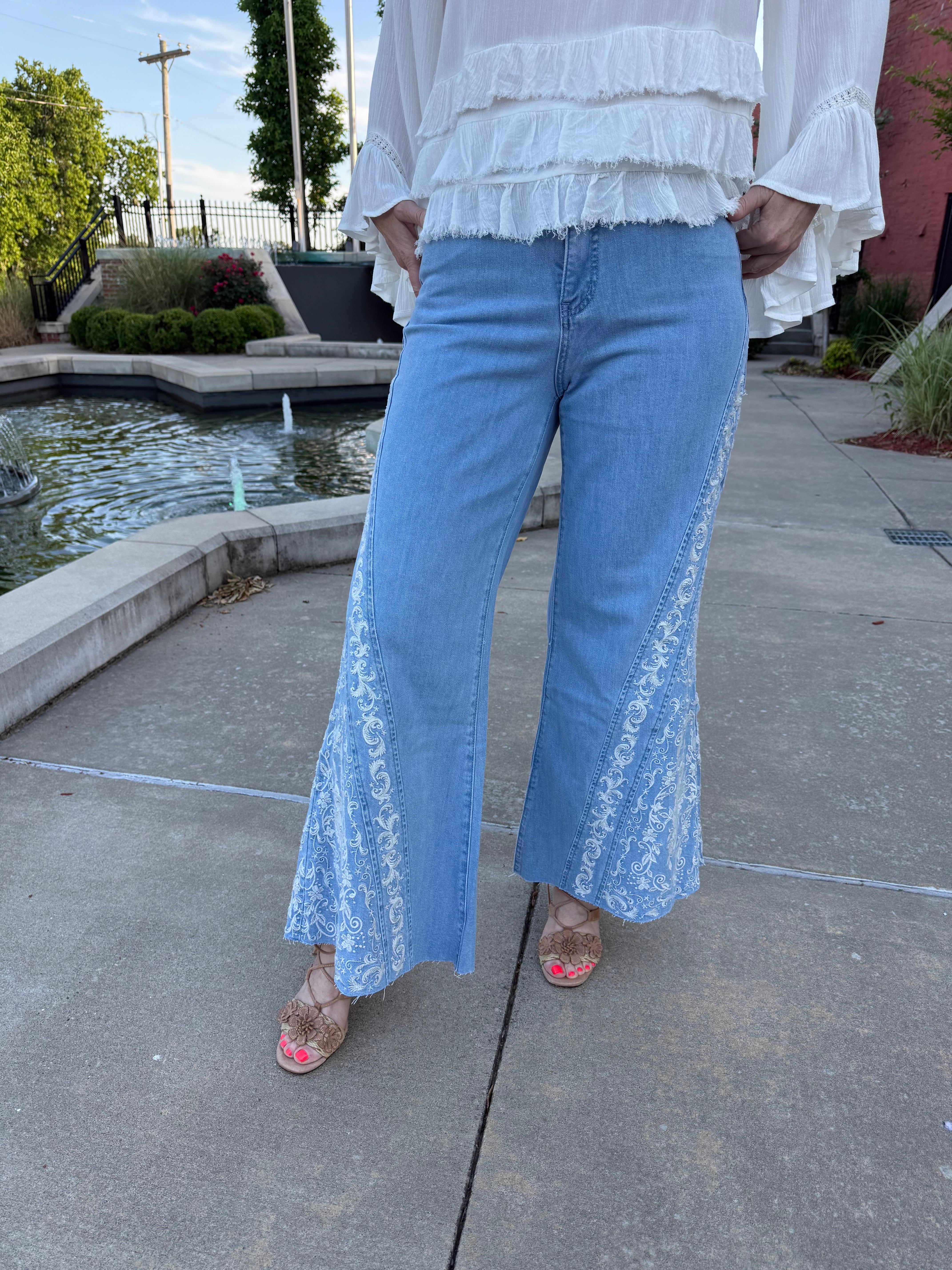 Stitch & Soul High Rise Flare
