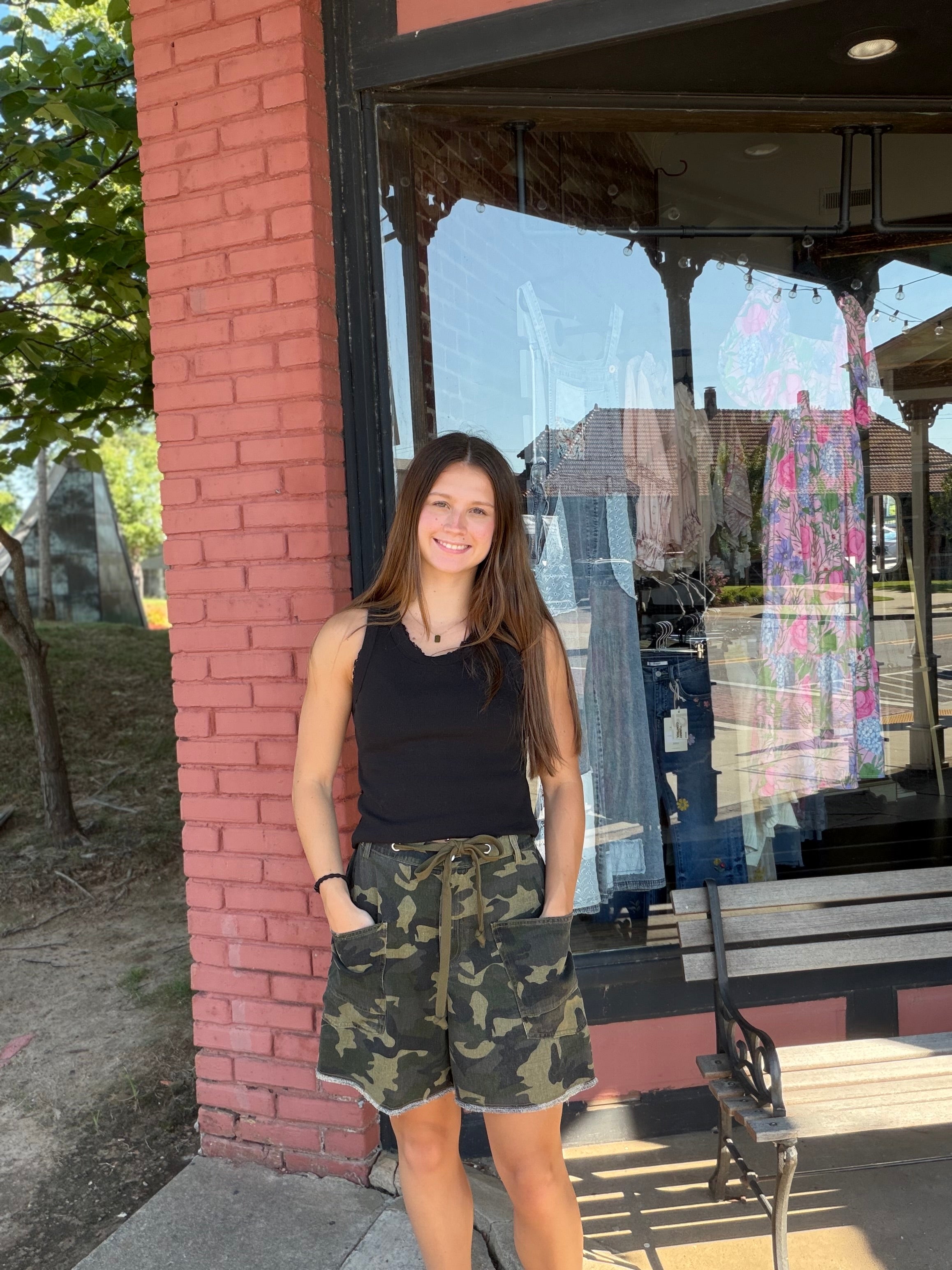 Camouflage Cargo Shorts