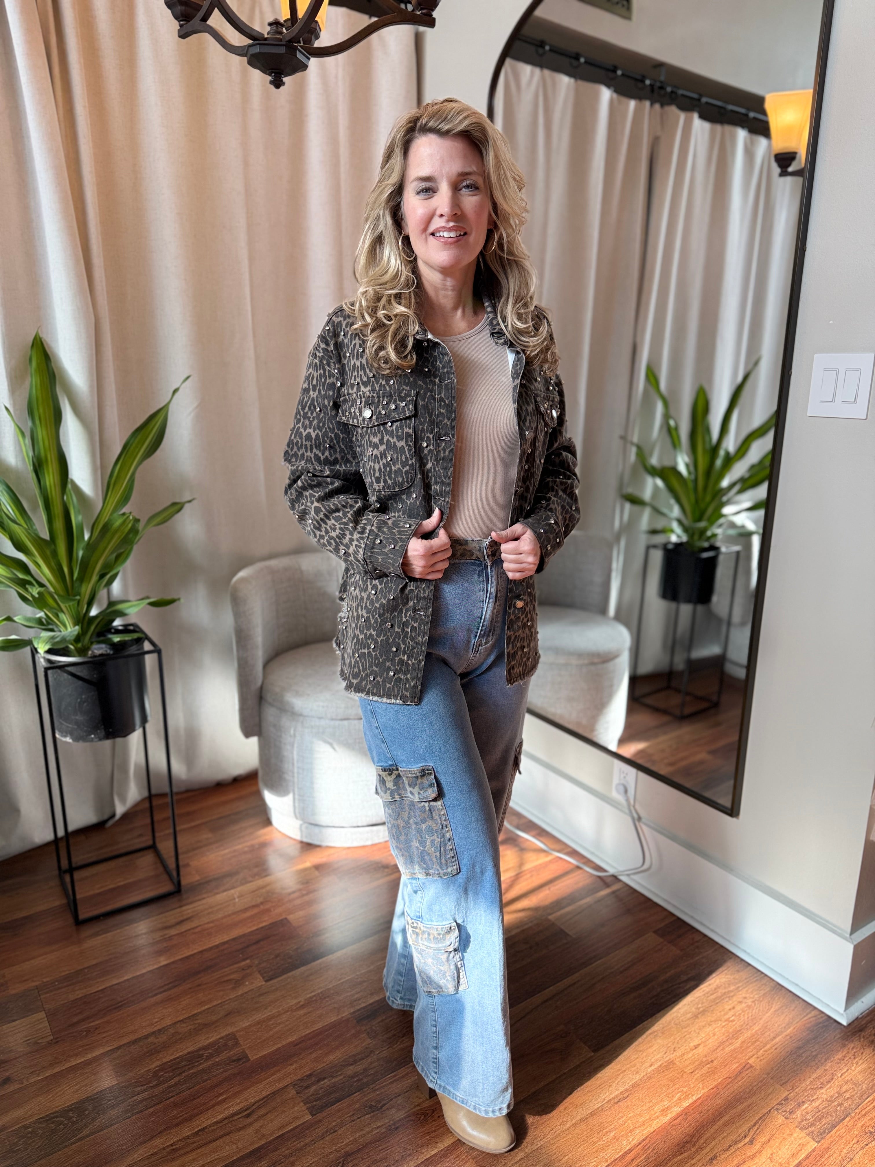 Wild Sparkle Leopard Jacket