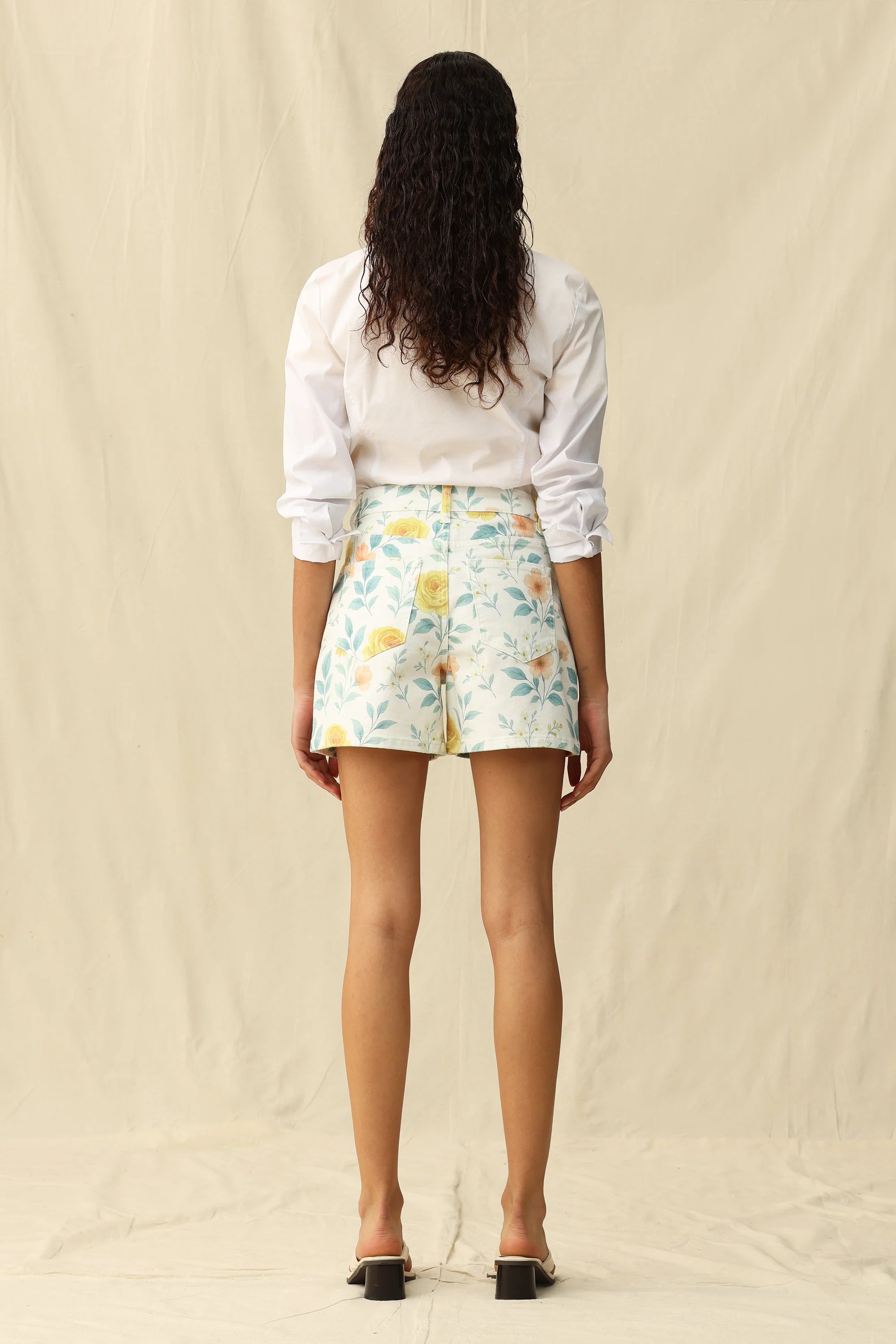 The Flora Watercolor Shorts